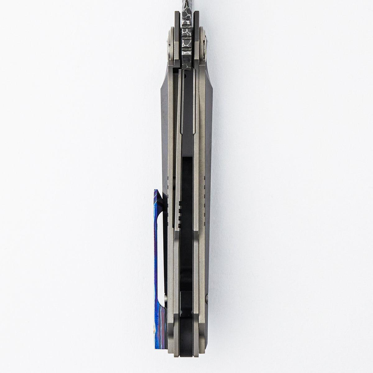"Limited Edition" Cosmos - Dragon Scale Blade - Titanium/Zirconium Handle (Justus Design)