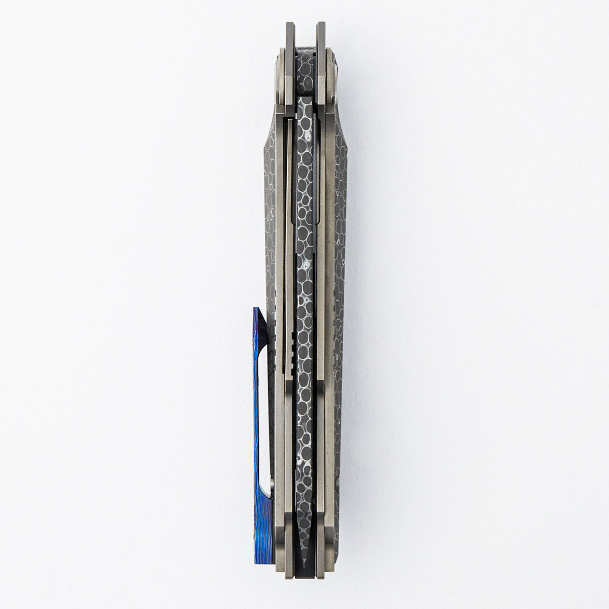 "Limited Edition" Cosmos - Dragon Scale Blade - Titanium/Dragon Scale Handle (Justus Design)