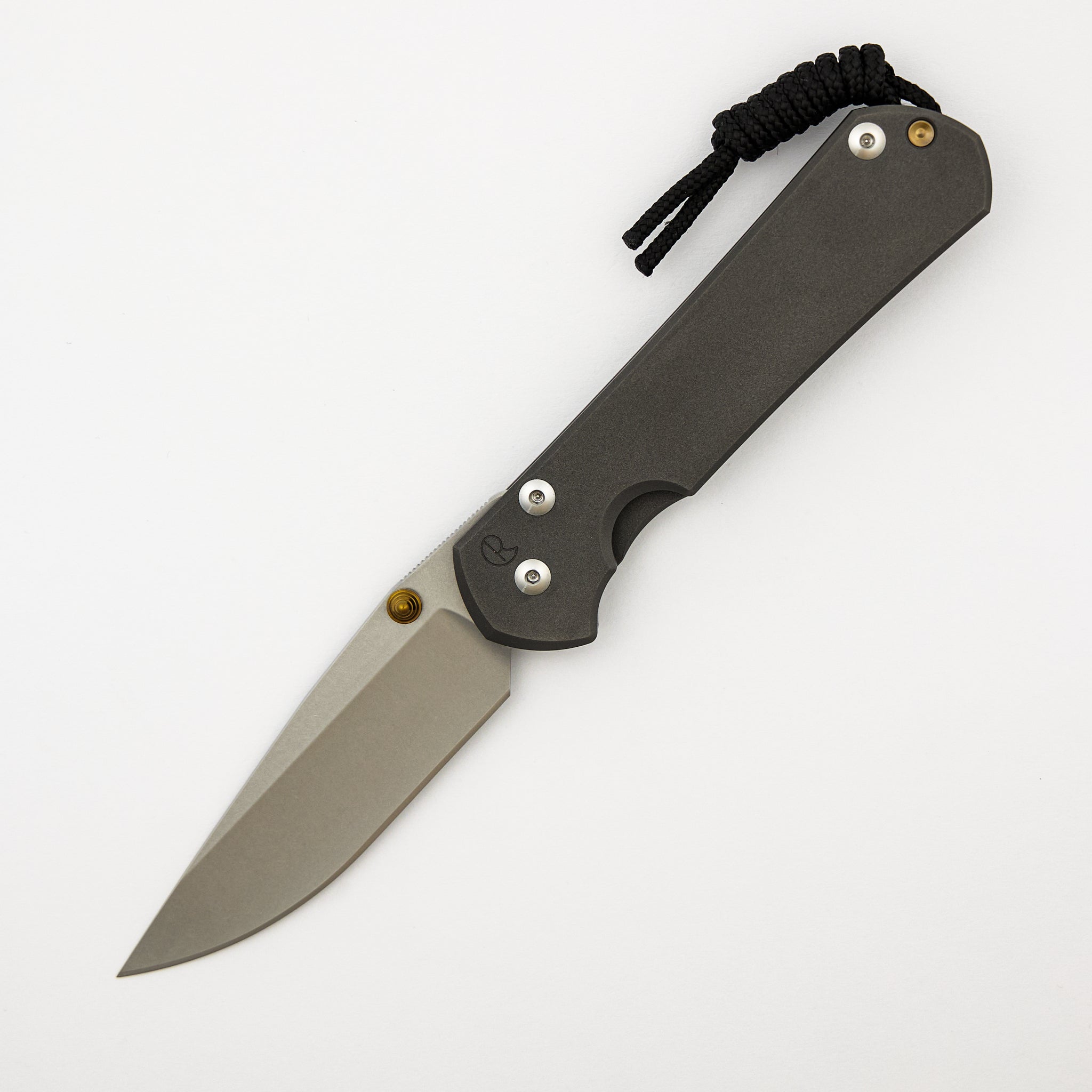 Large Sebenza 31 - Drop Point CPM MagnaCut Blade - MIM Clip - Gold Double Thumb Lugs