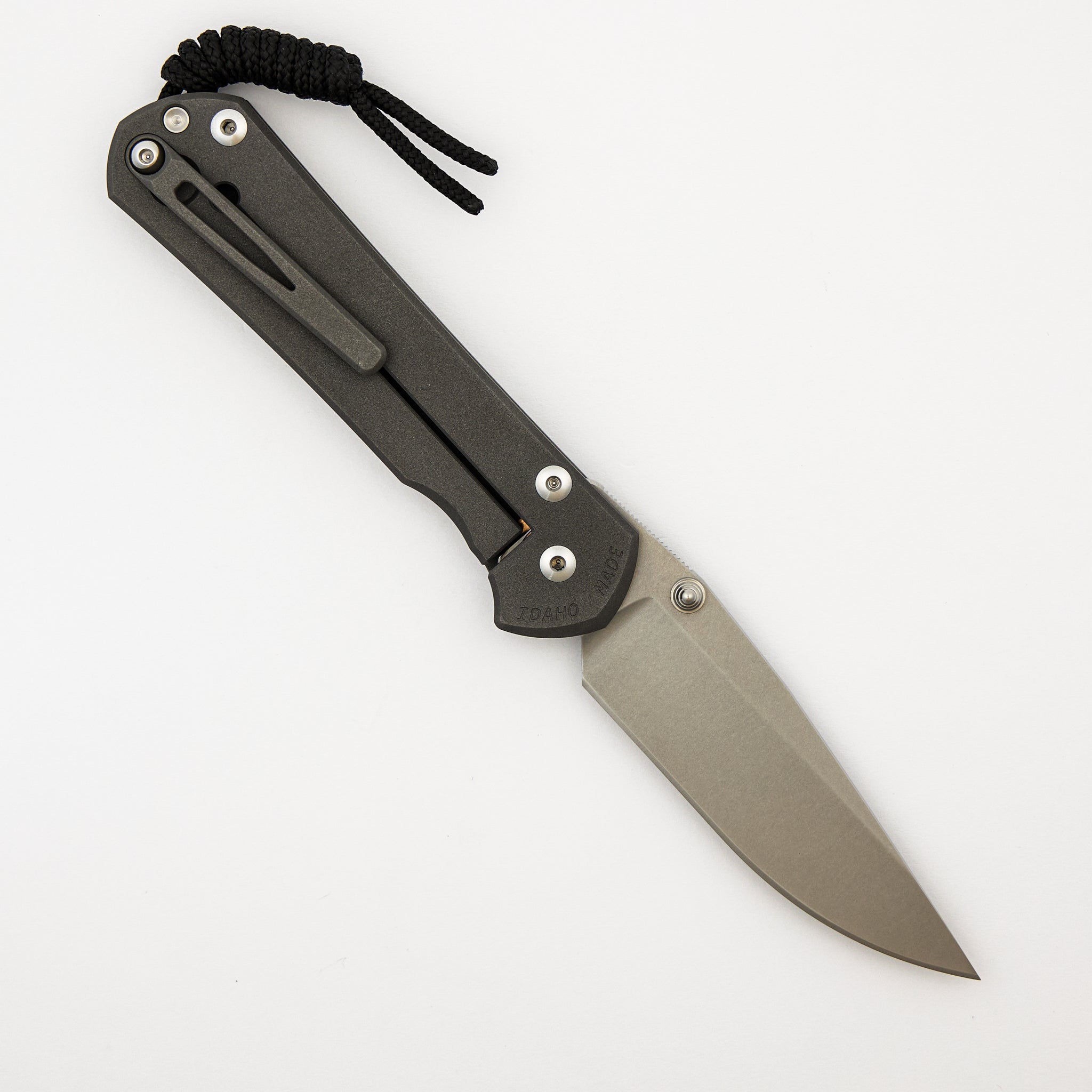 Large Sebenza 31 - Drop Point CPM MagnaCut Blade - MIM Clip - Silver Double Thumb Lugs