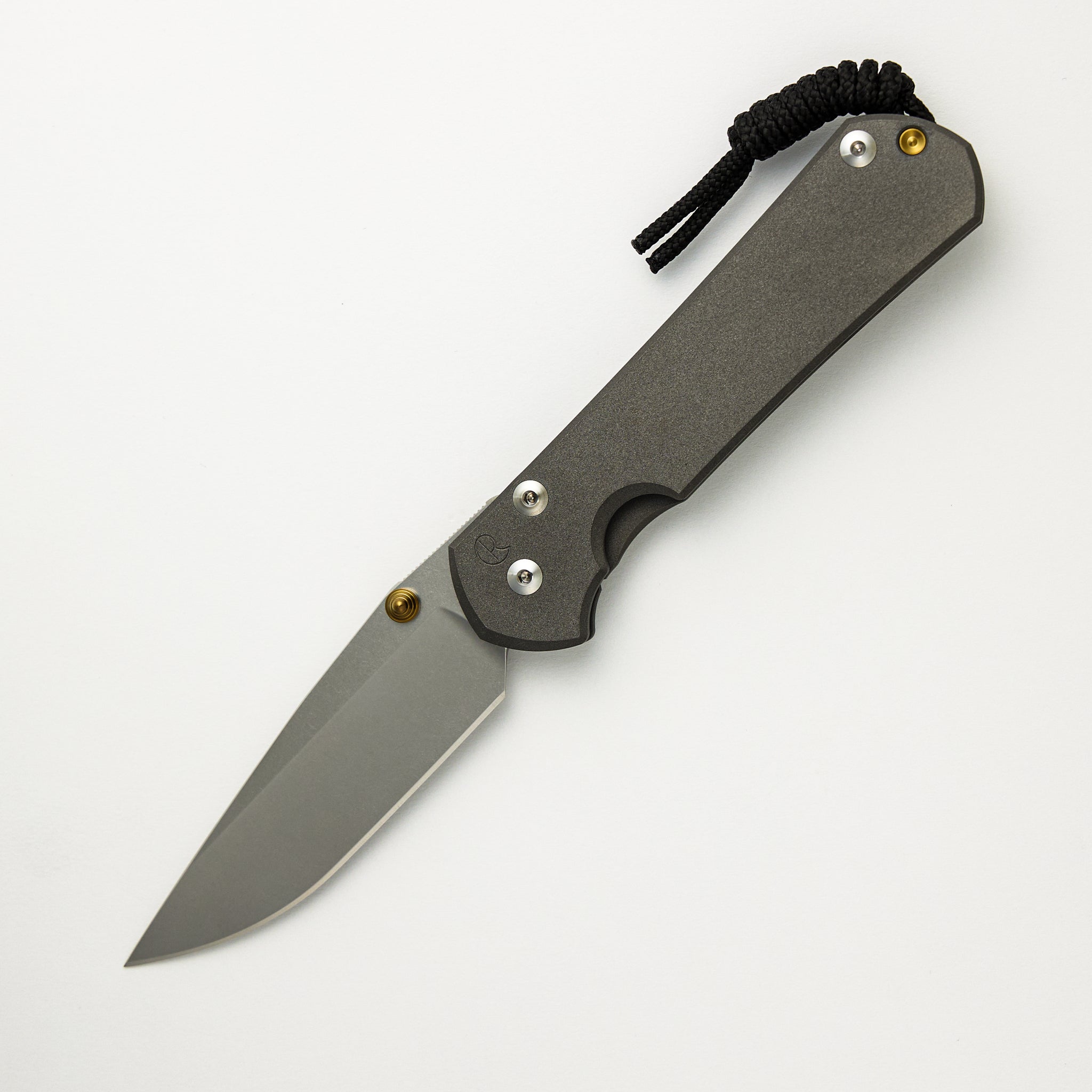 Large Sebenza 31 - CPM MagnaCut Blade - Gold Double Thumb Lugs