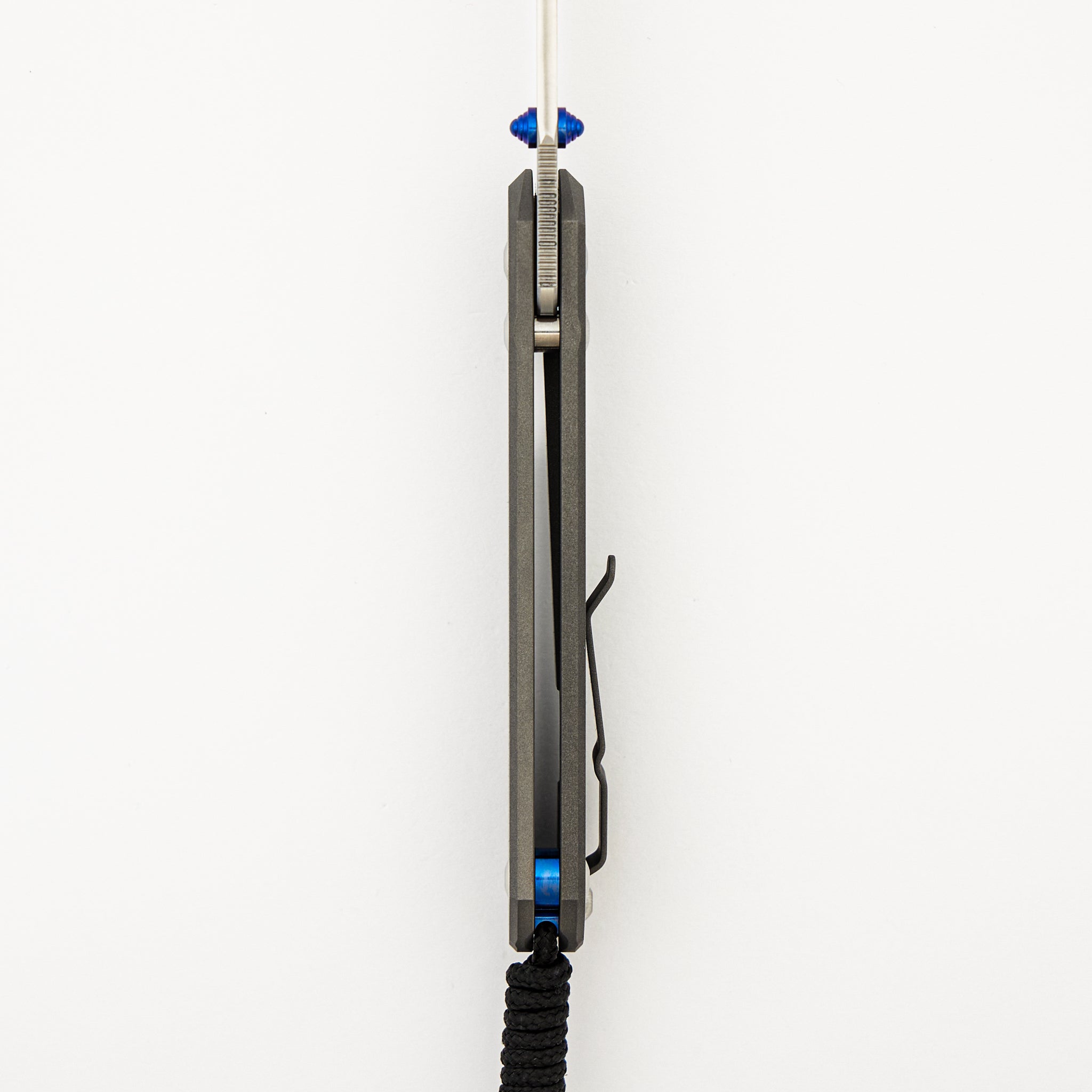 Large Sebenza 31 - Insingo CPM MagnaCut Blade - Blue Double Thumb Lugs