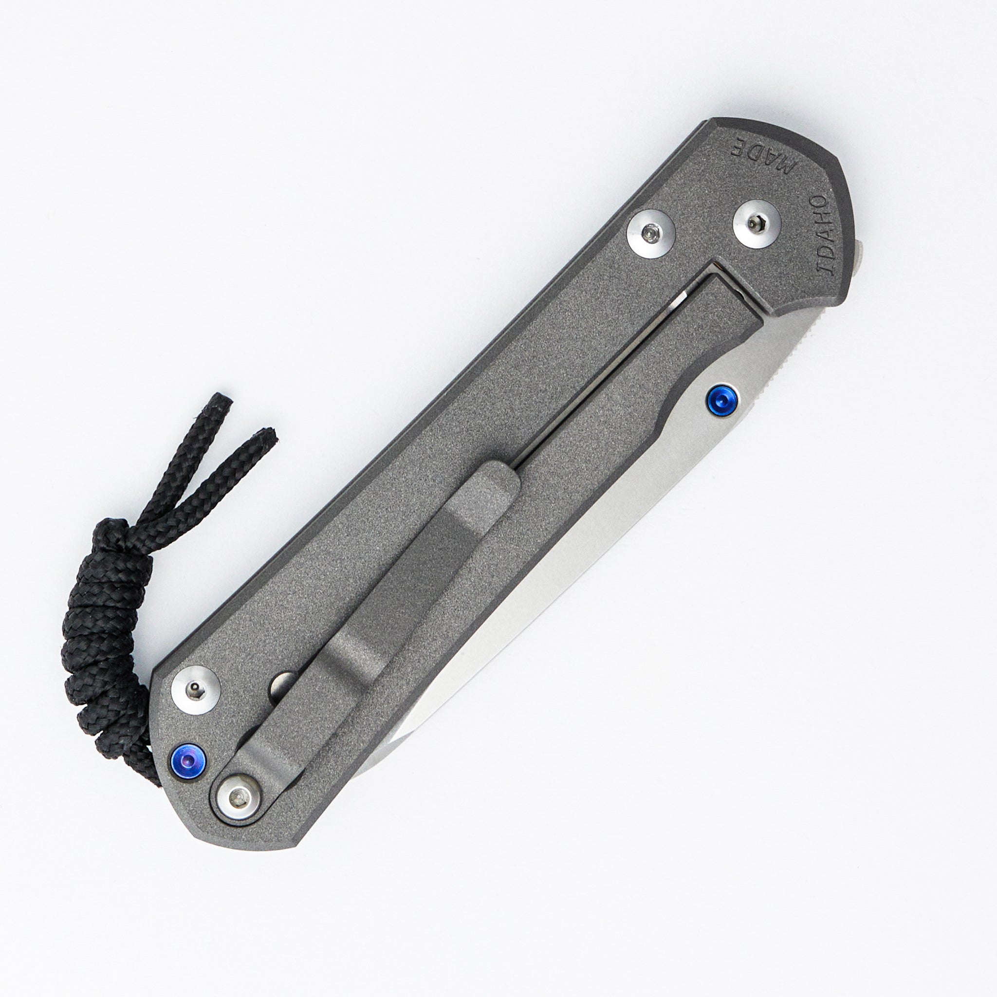 Large Sebenza 31 - Insingo CPM MagnaCut Blade - Blue Single Thumb Lugs