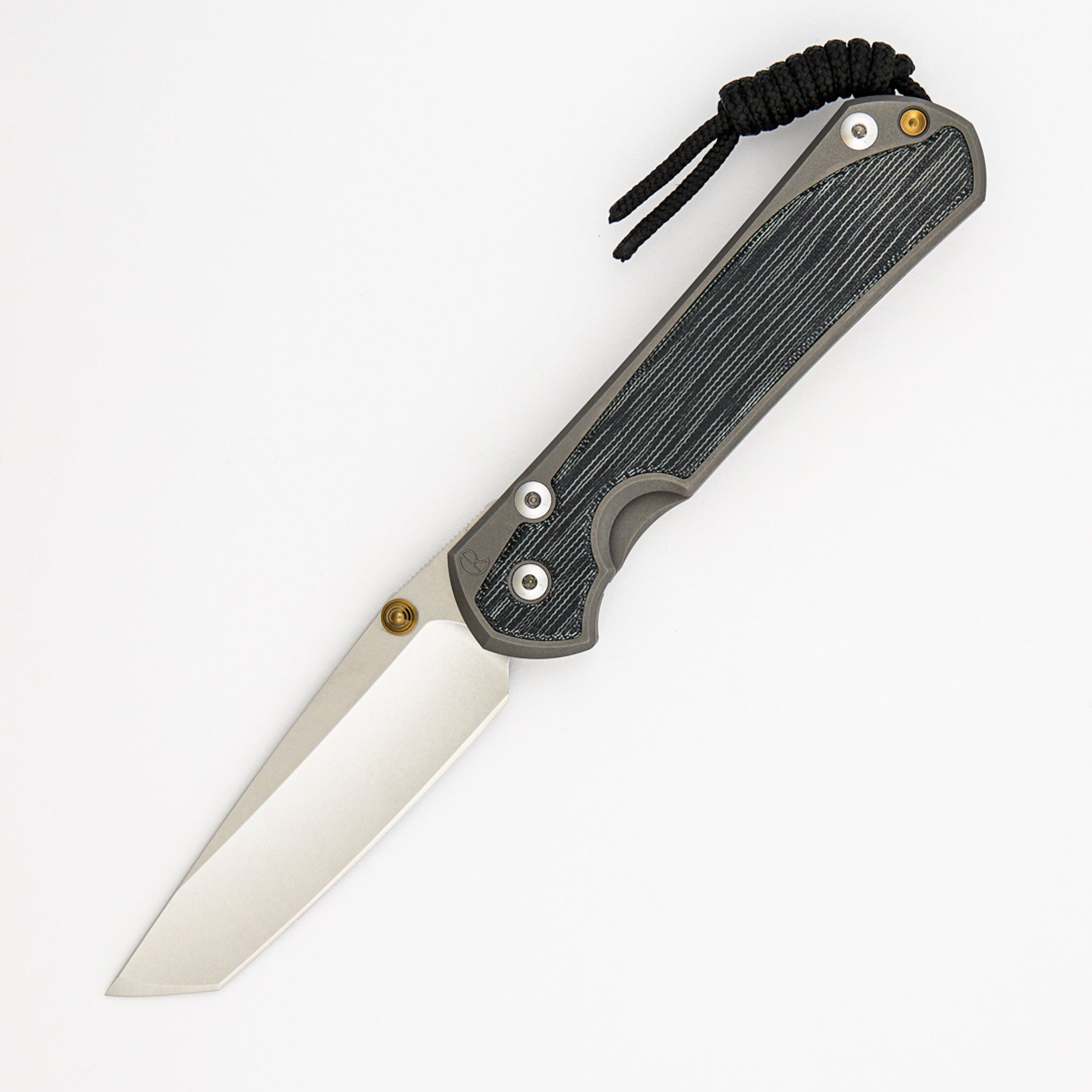 Small Sebenza 31 - Black Canvas Micarta Inlays - Insingo CPM MagnaCut