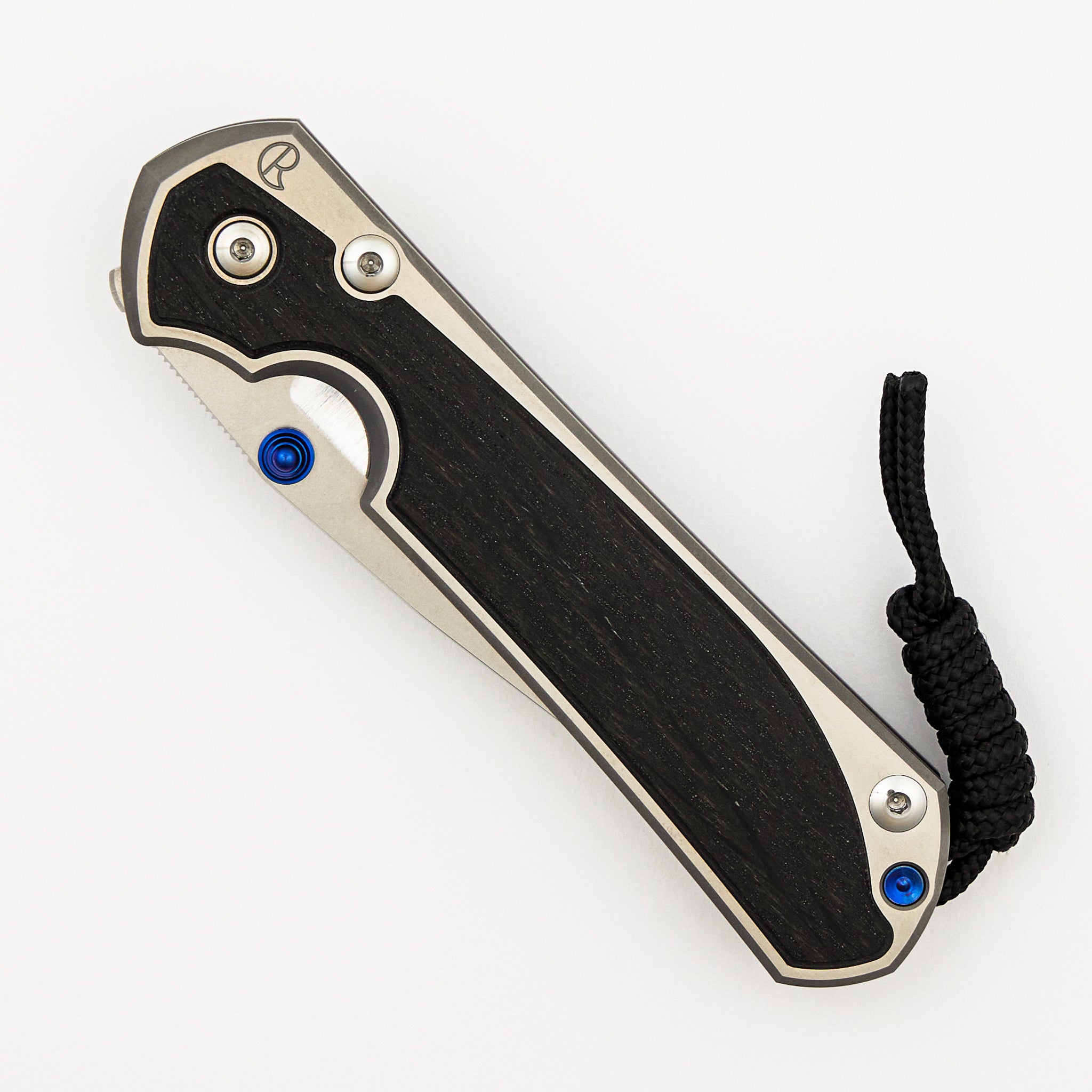 Large Sebenza 31 - Bog Oak Inlay - Polished Drop Point CPM MagnaCut Bl