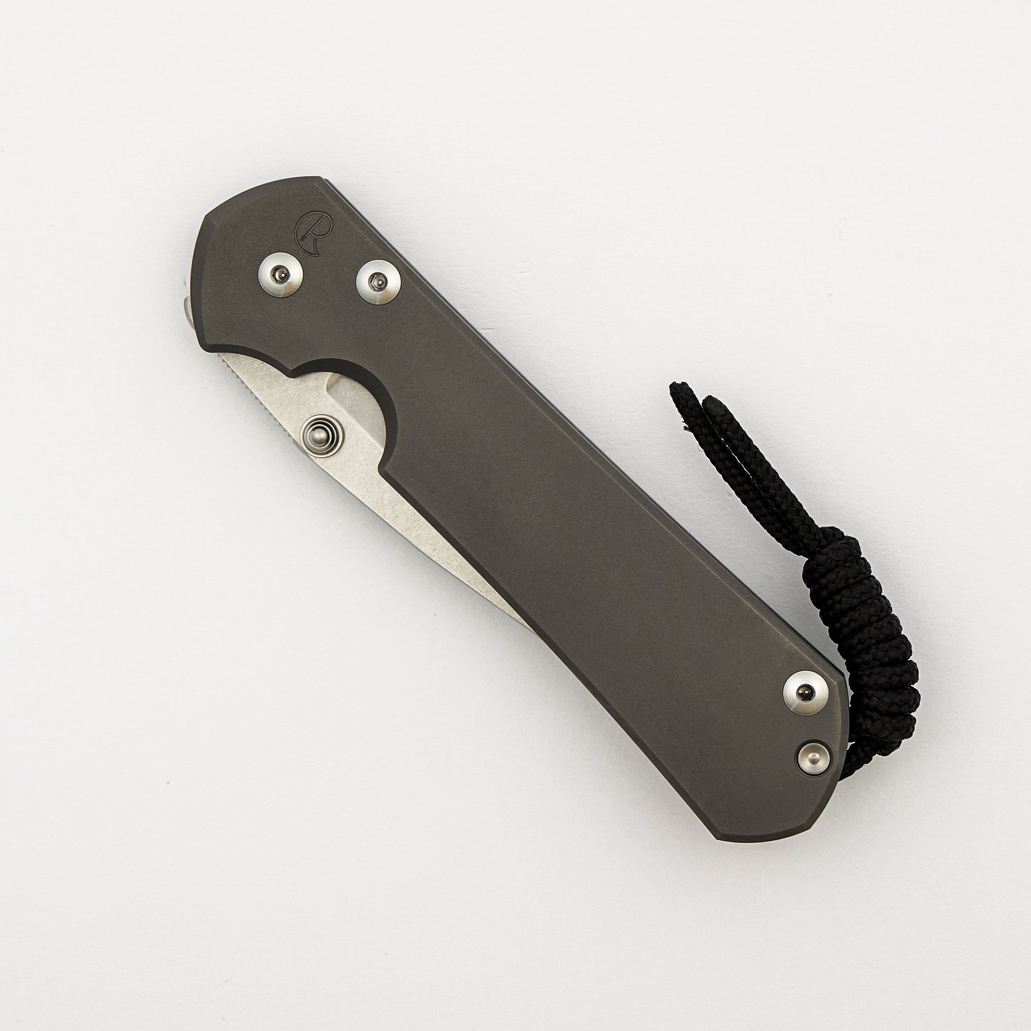 Large Sebenza 31 - Glass Blasted - Drop Point CPM MagnaCut Blade - Silver Double Thumb Lugs
