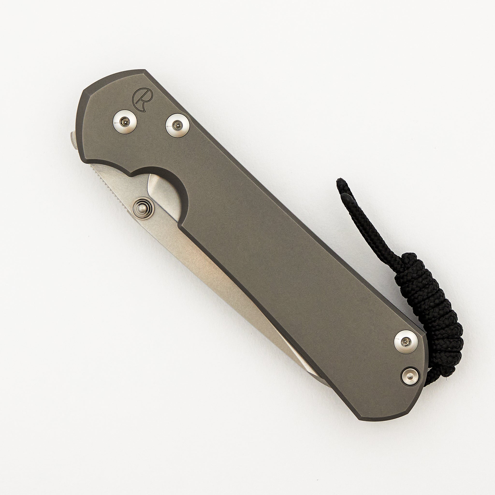 Large Sebenza 31 - Insingo CPM MagnaCut Blade - Glass Blasted - Silver Double Lugs
