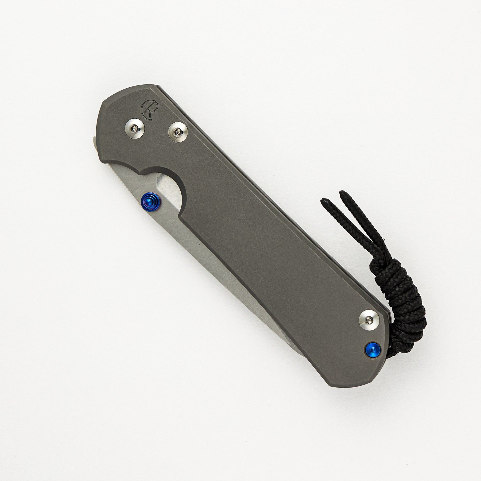 Chris Reeve Large Sebenza 31 - Insingo CPM MagnaCut Blade - Glass Blasted - Blue Double Lugs