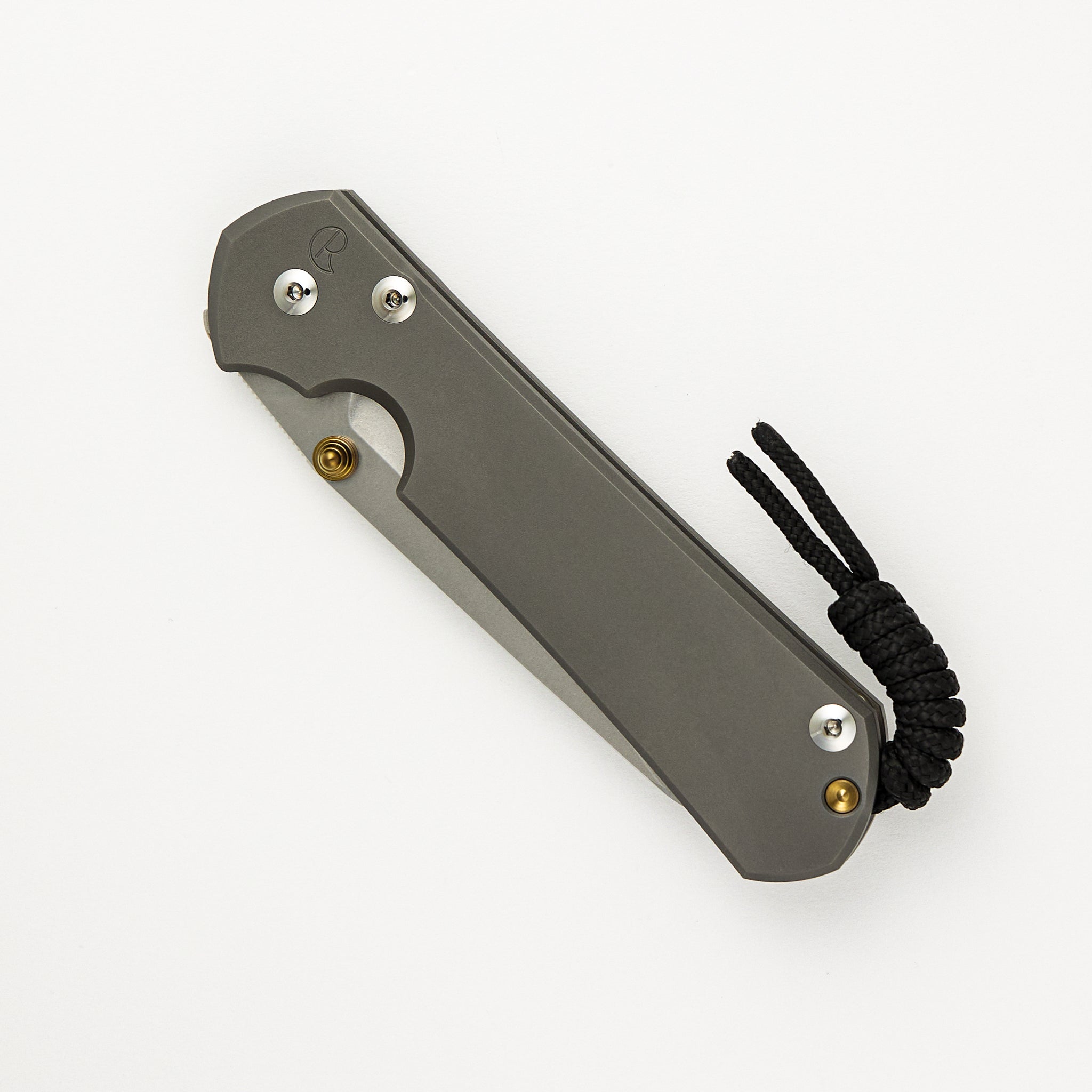 Chris Reeve Large Sebenza 31 - Insingo CPM MagnaCut Blade - Glass Blasted - Gold Double Lugs