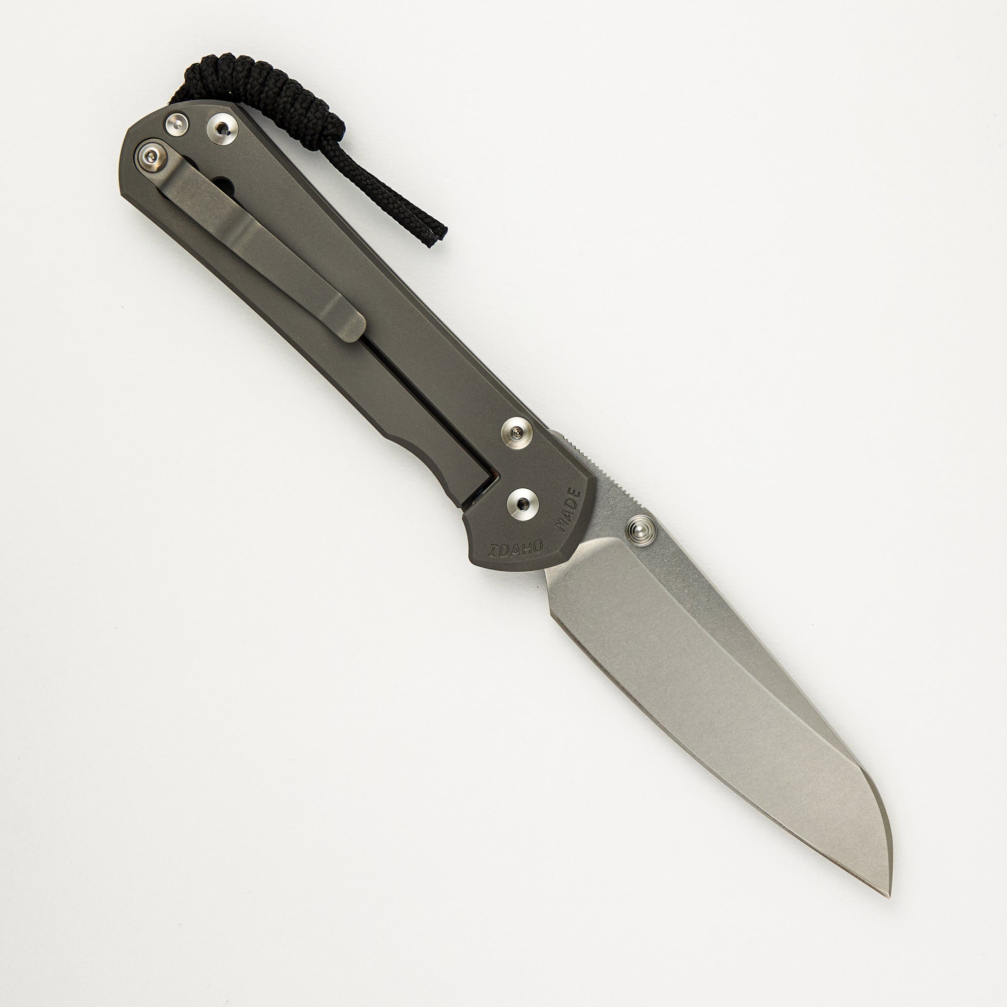 Large Sebenza 31 - Insingo CPM MagnaCut Blade - Glass Blasted - Silver Double Lugs