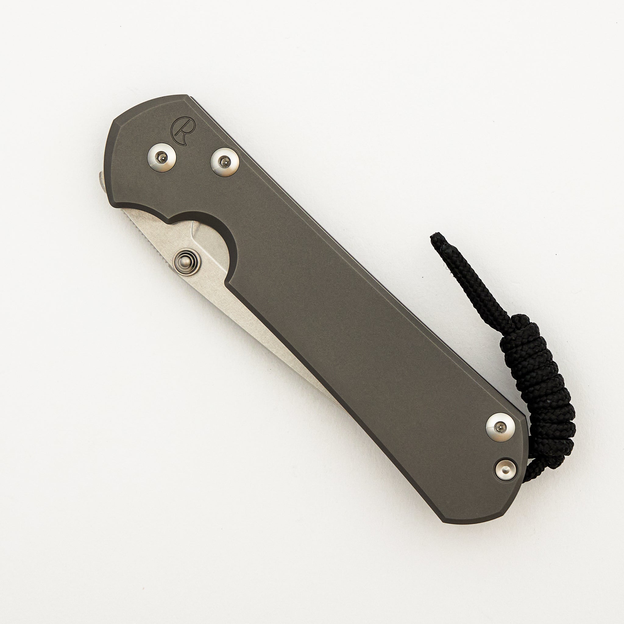Large Sebenza 31 - Tanto CPM MagnaCut Blade - Glass Blasted - MIM Clip - Silver Double Lugs