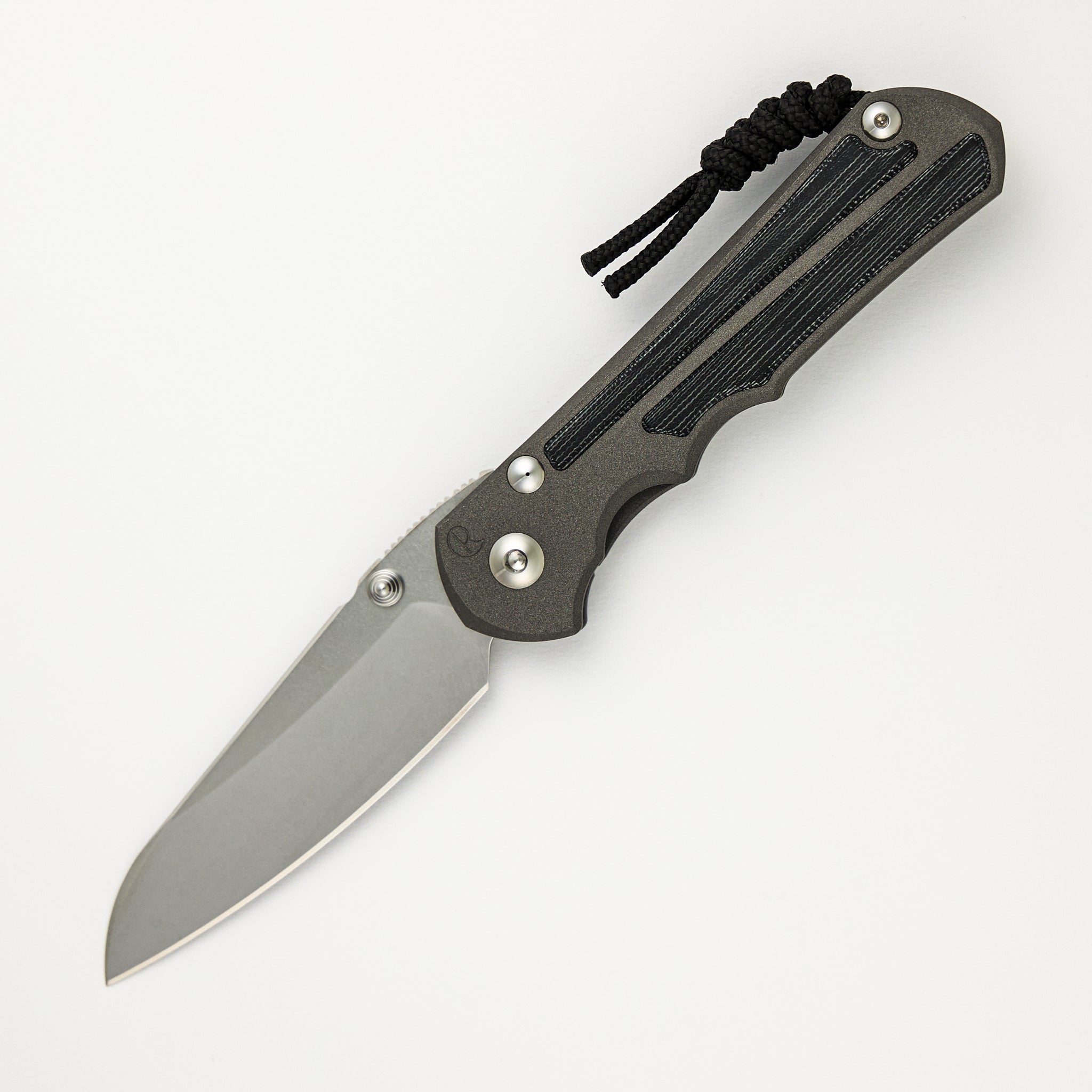 Large Inkosi - Insingo CPM MagnaCut Blade - Black Canvas Micarta Inlays