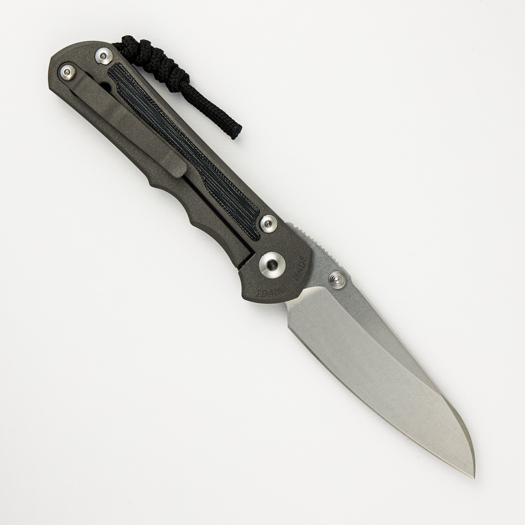 Chris Reeve Large Inkosi - Insingo CPM MagnaCut Blade - Black Canvas Micarta Inlays