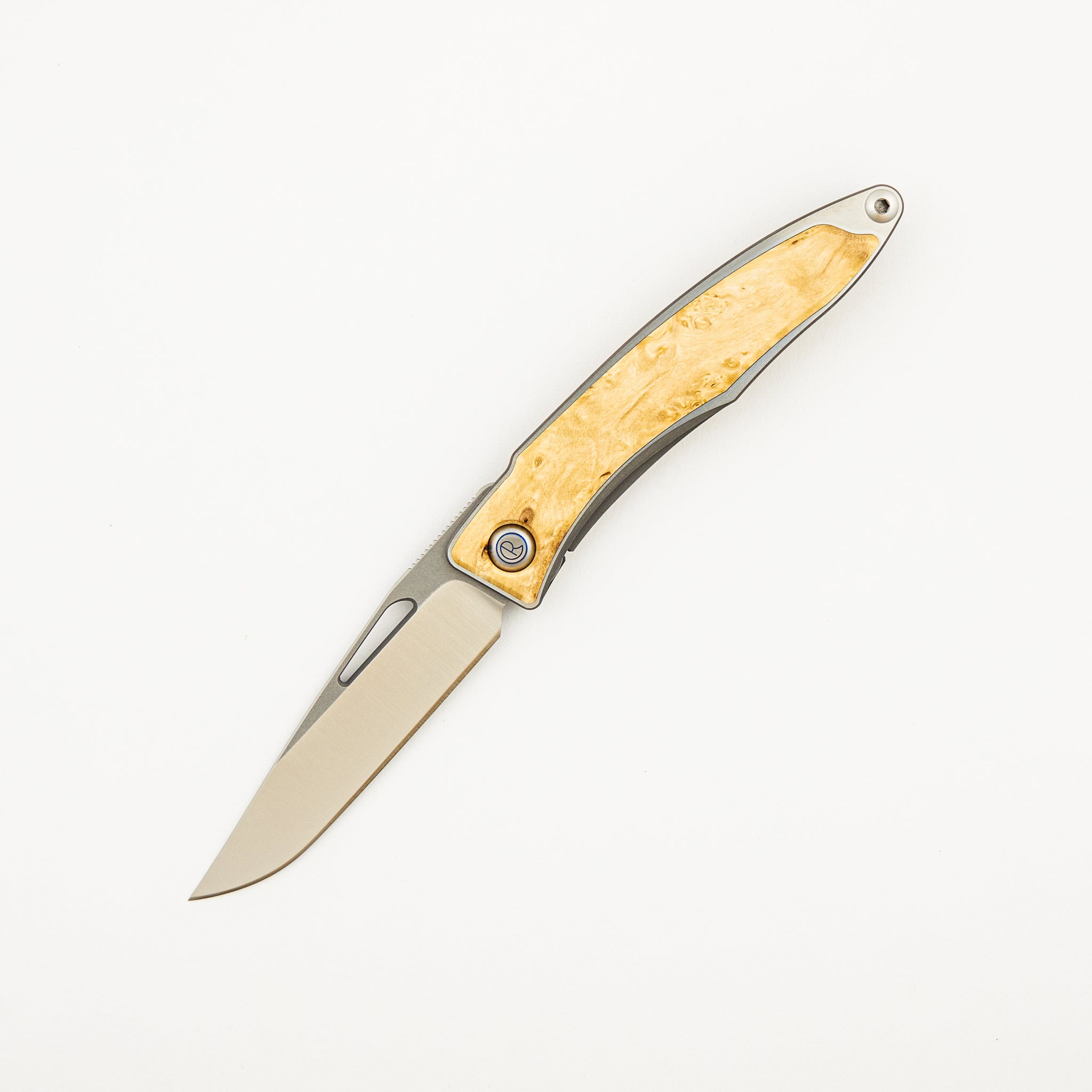 Mnandi - Box Elder Inlay - CPM MagnaCut Blade