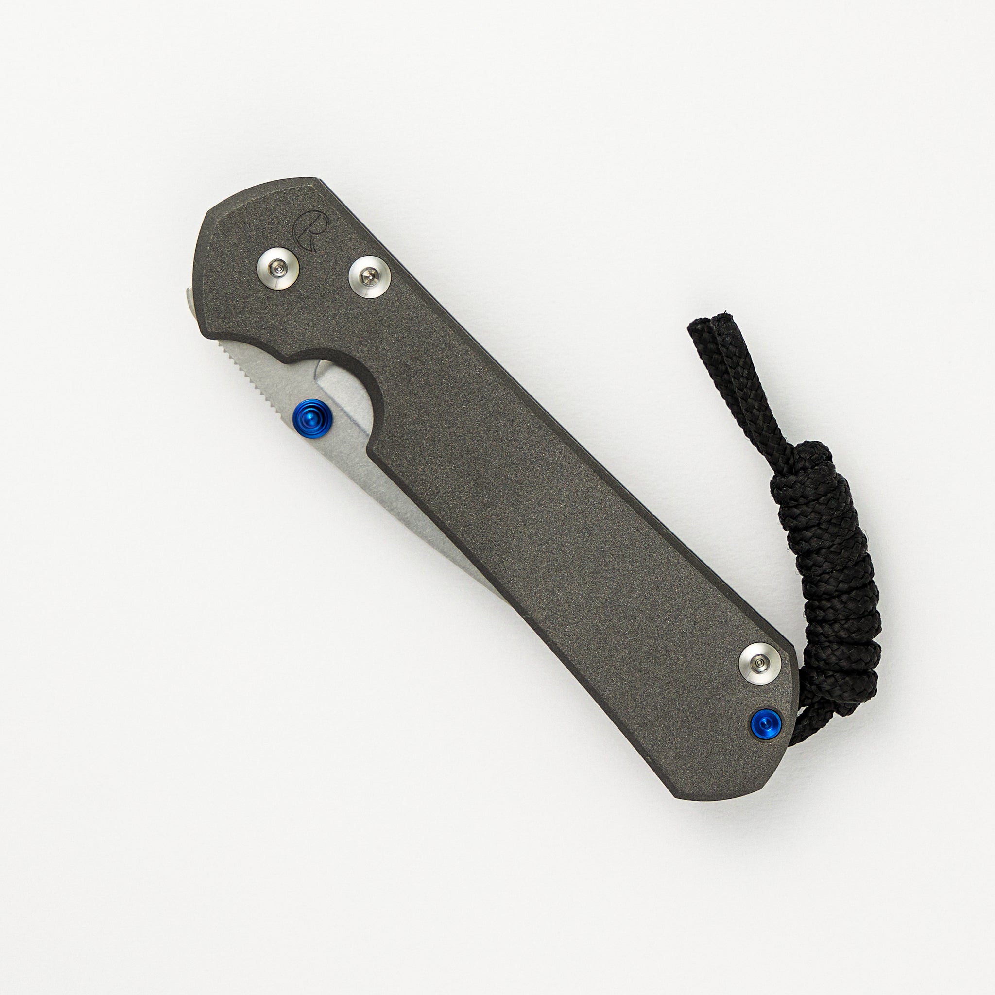 Small Sebenza 31 - Drop Point CPM MagnaCut Blade - Blue Double Thumb Lugs