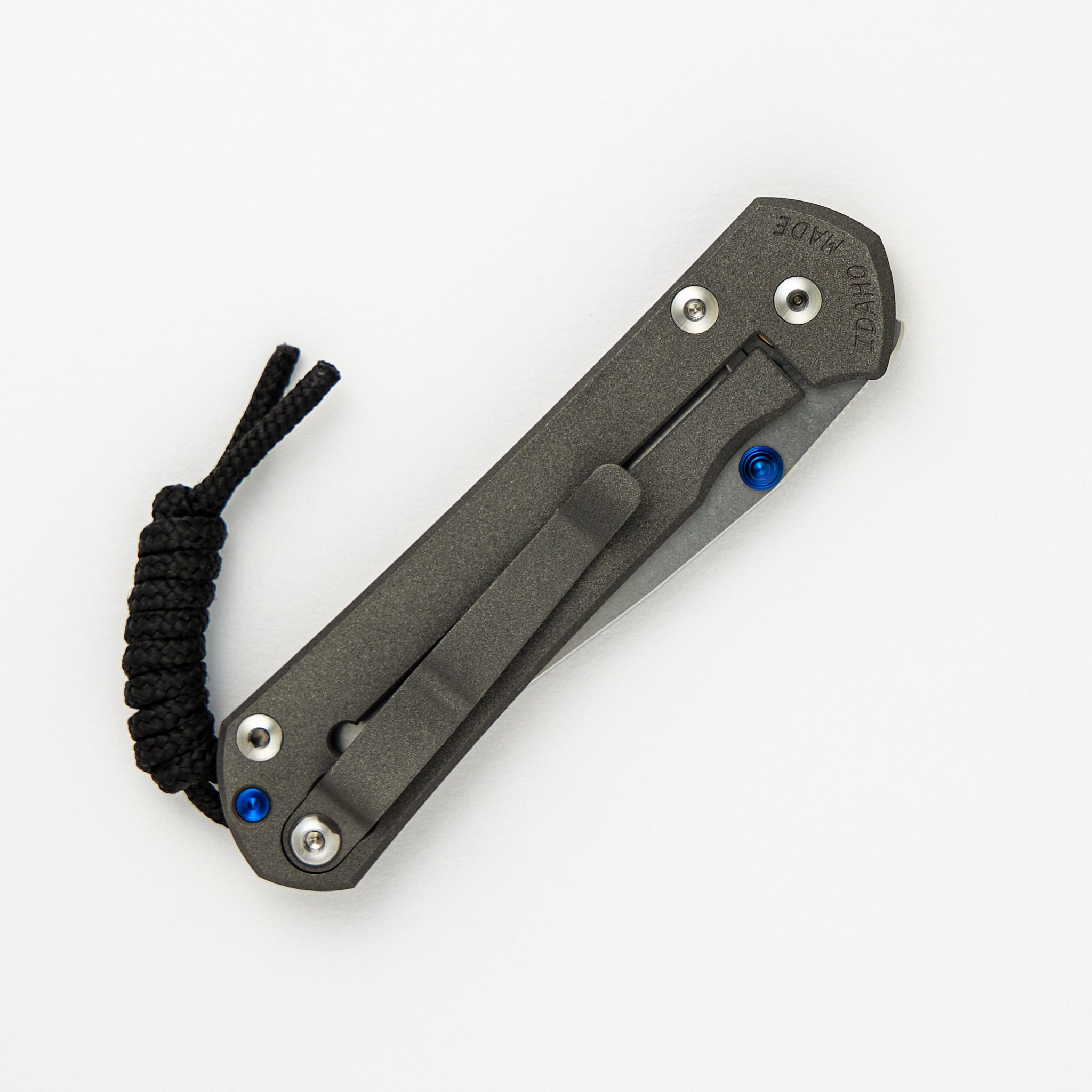 Small Sebenza 31 - Drop Point CPM MagnaCut Blade - Blue Double Thumb Lugs