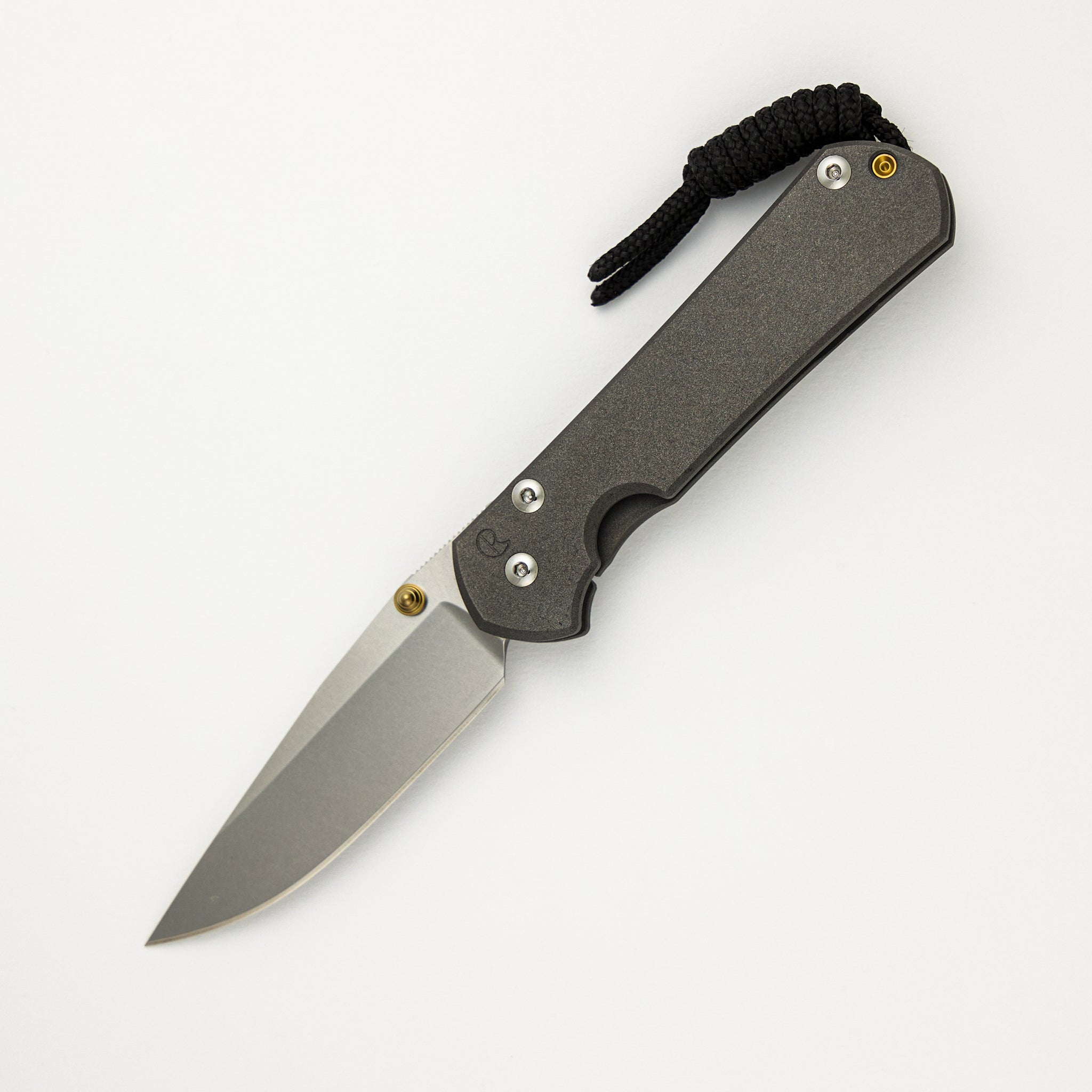 Chris Reeve Small Sebenza 31 - Drop Point CPM MagnaCut Blade - Gold Double Thumb Lugs