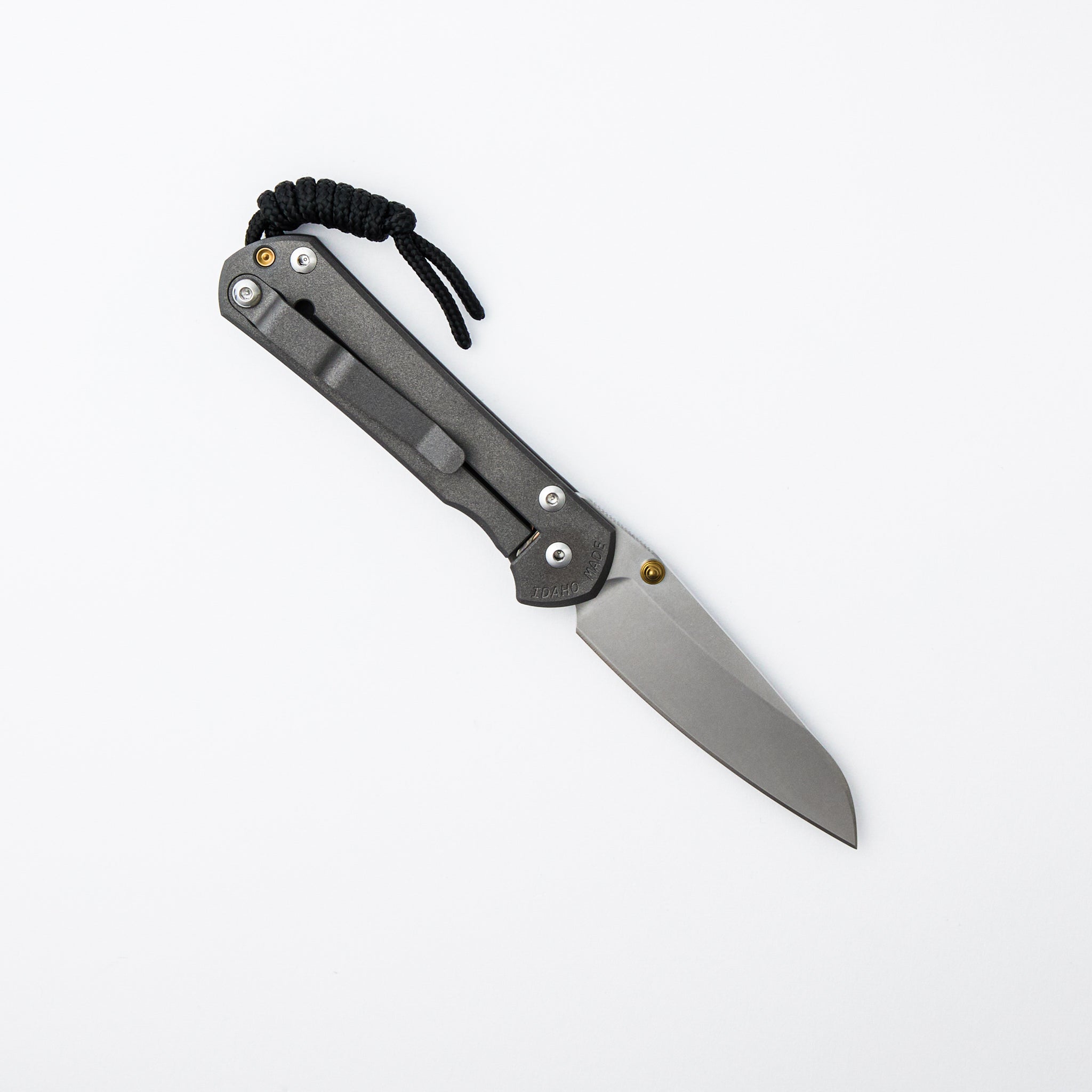 Small Sebenza 31 - Insingo CPM MagnaCut Blade - Gold Double Thumb Lugs