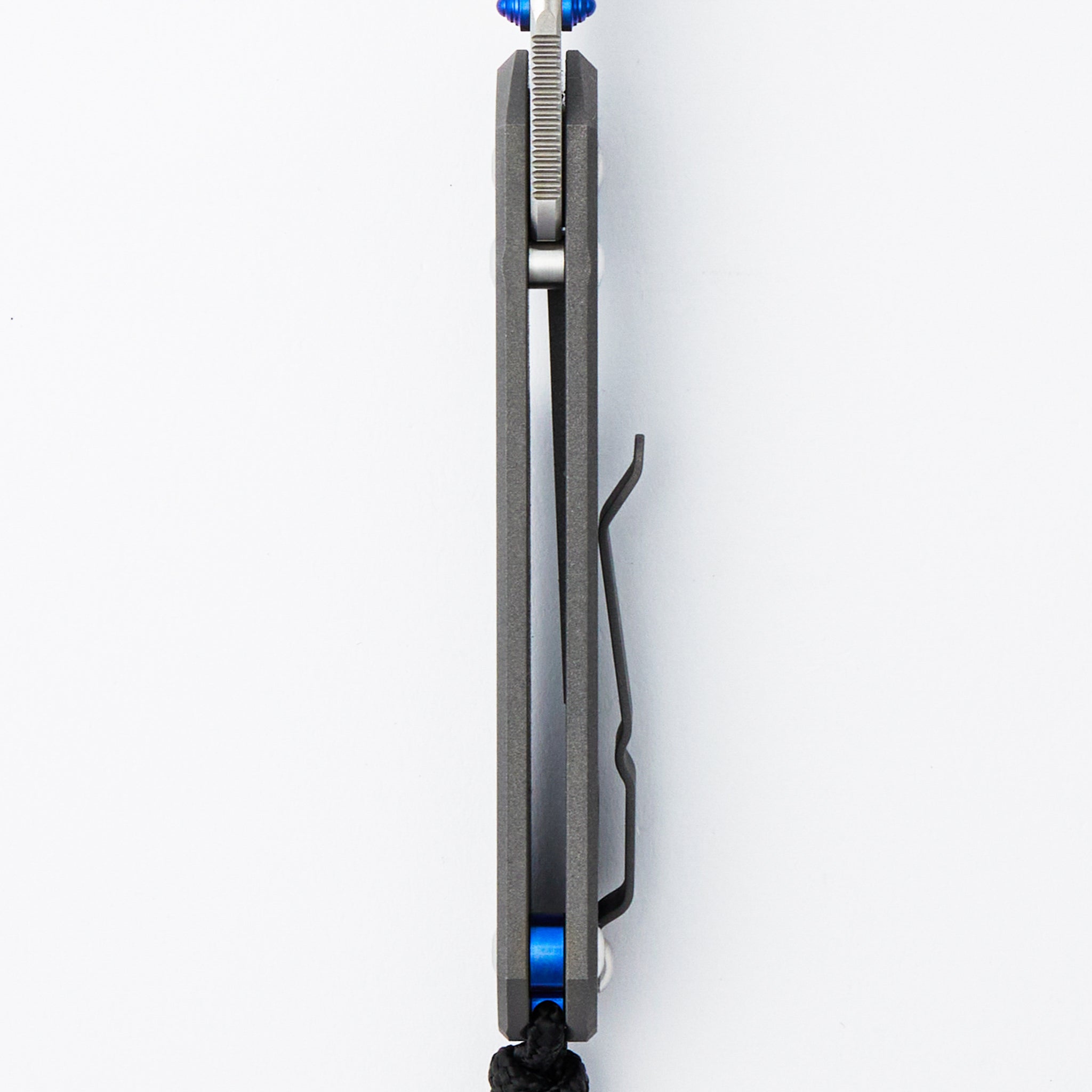 Small Sebenza 31 - Tanto CPM MagnaCut Blade - Blue Double Thumb Lugs