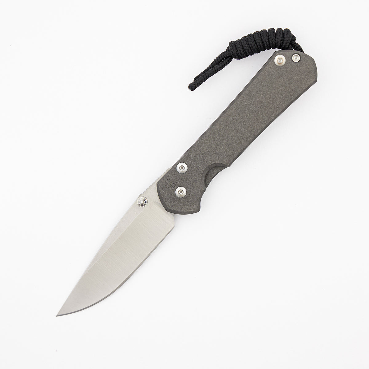 Small Sebenza 31 - Drop Point Polished CPM MagnaCut Blade - Silver Single Thumb Lug
