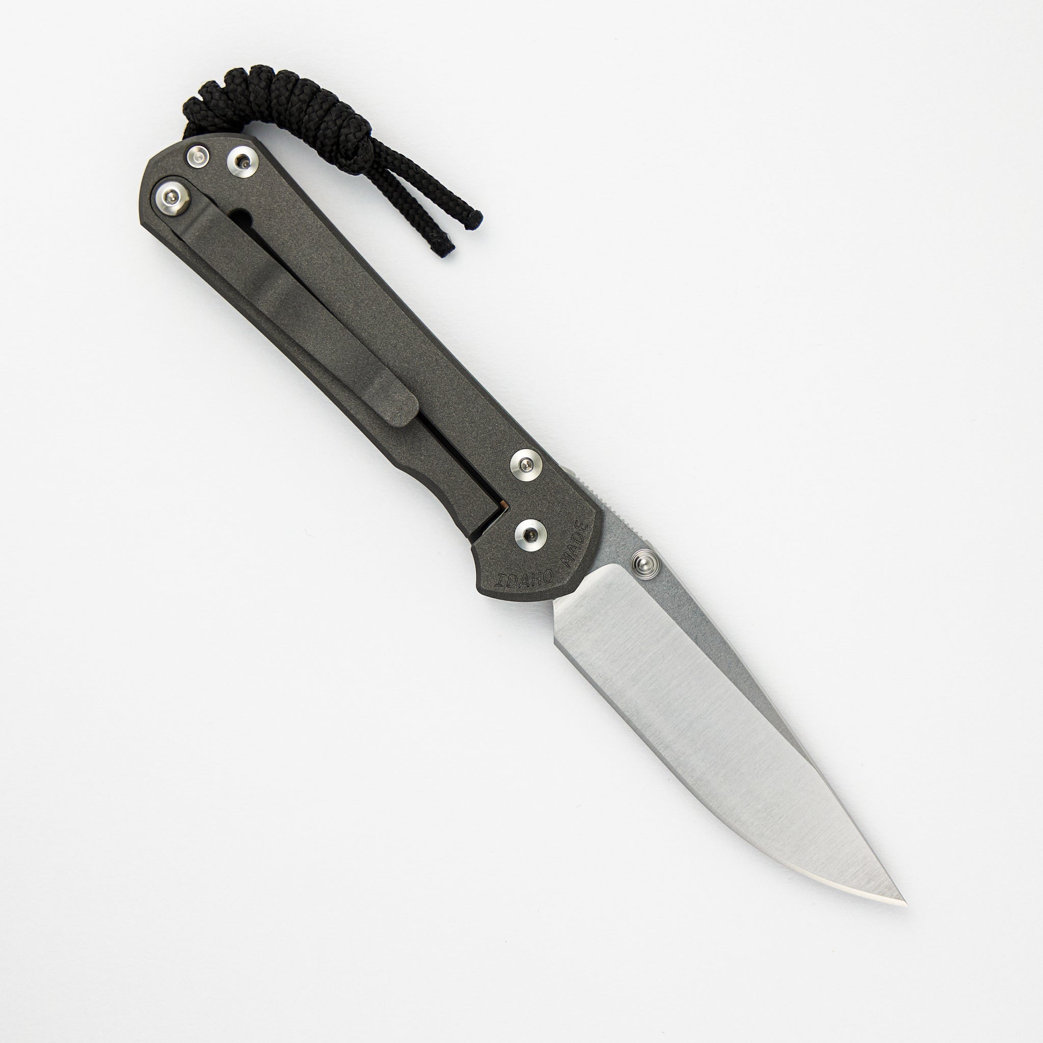 CHRIS REEVE SMALL SEBENZA 31 – POLISHED CPM MAGNACUT BLADE – SILVER DOUBLE THUMB LUGS