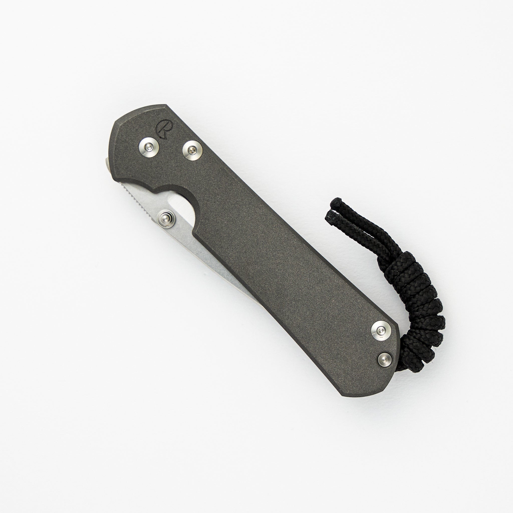 SMALL SEBENZA 31 – POLISHED CPM MAGNACUT BLADE – SILVER DOUBLE THUMB LUGS