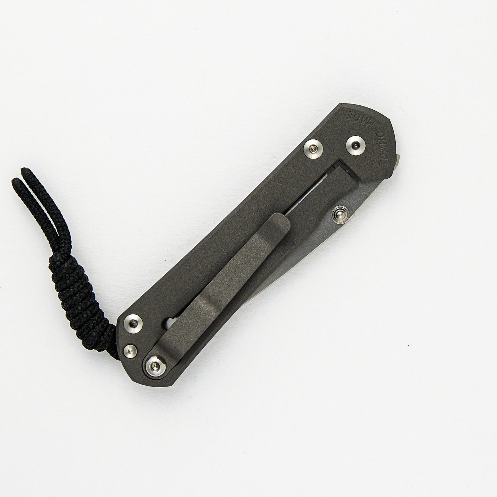 SMALL SEBENZA 31 – POLISHED CPM MAGNACUT BLADE – SILVER DOUBLE THUMB LUGS