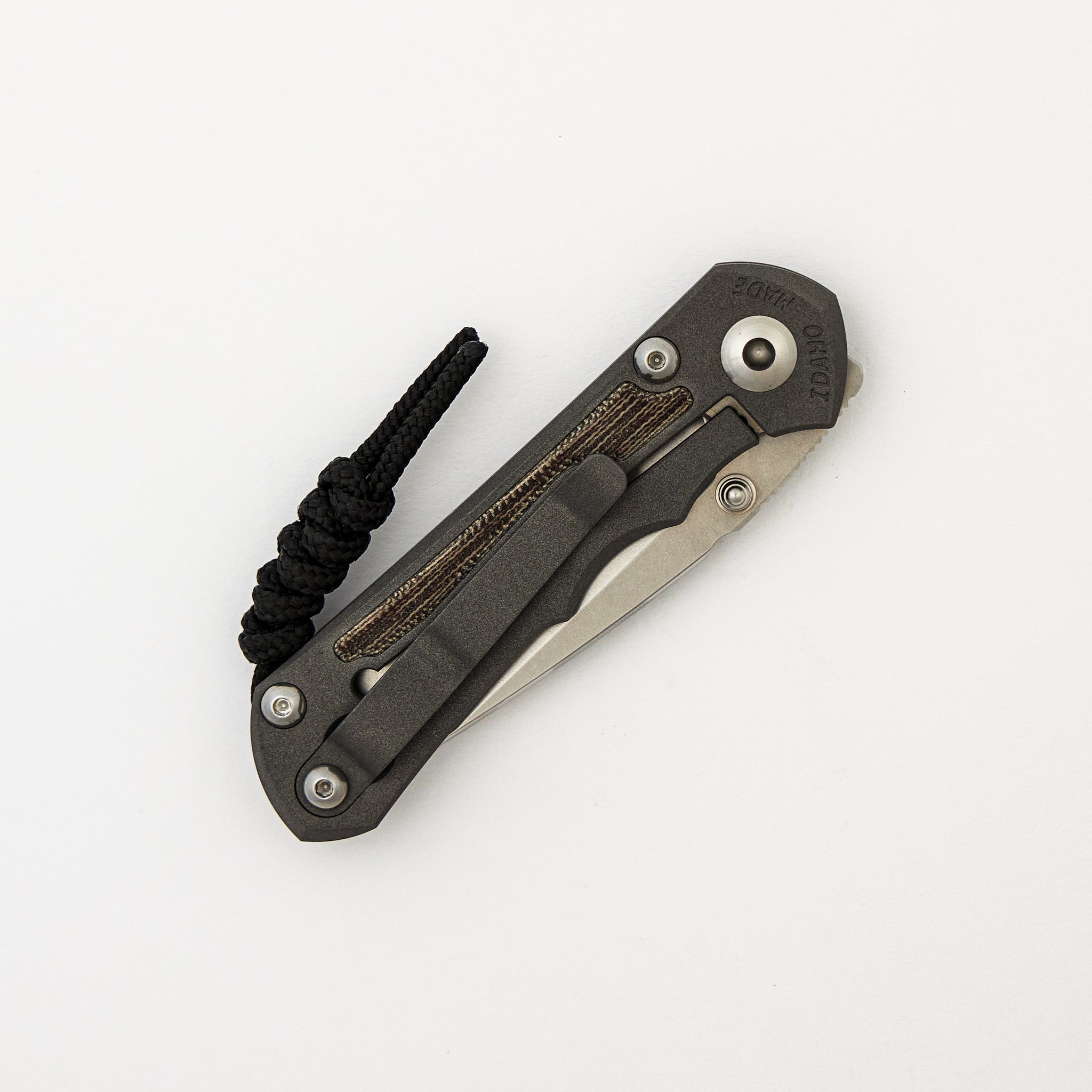 Small Inkosi - Natural Canvas Micarta Inlay - Drop Point CPM S45VN Blade