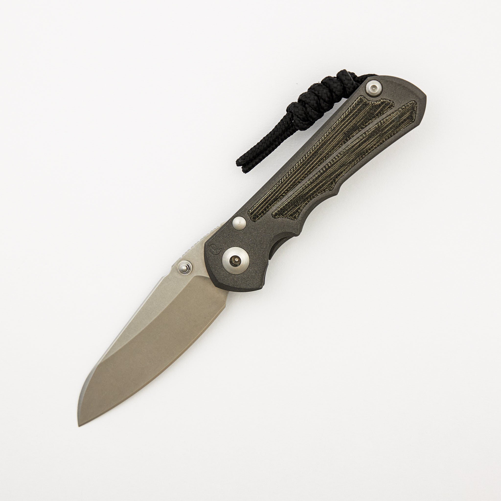 Small Inkosi - Black Canvas Micarta Inlays - Insingo CPM S45VN Blade