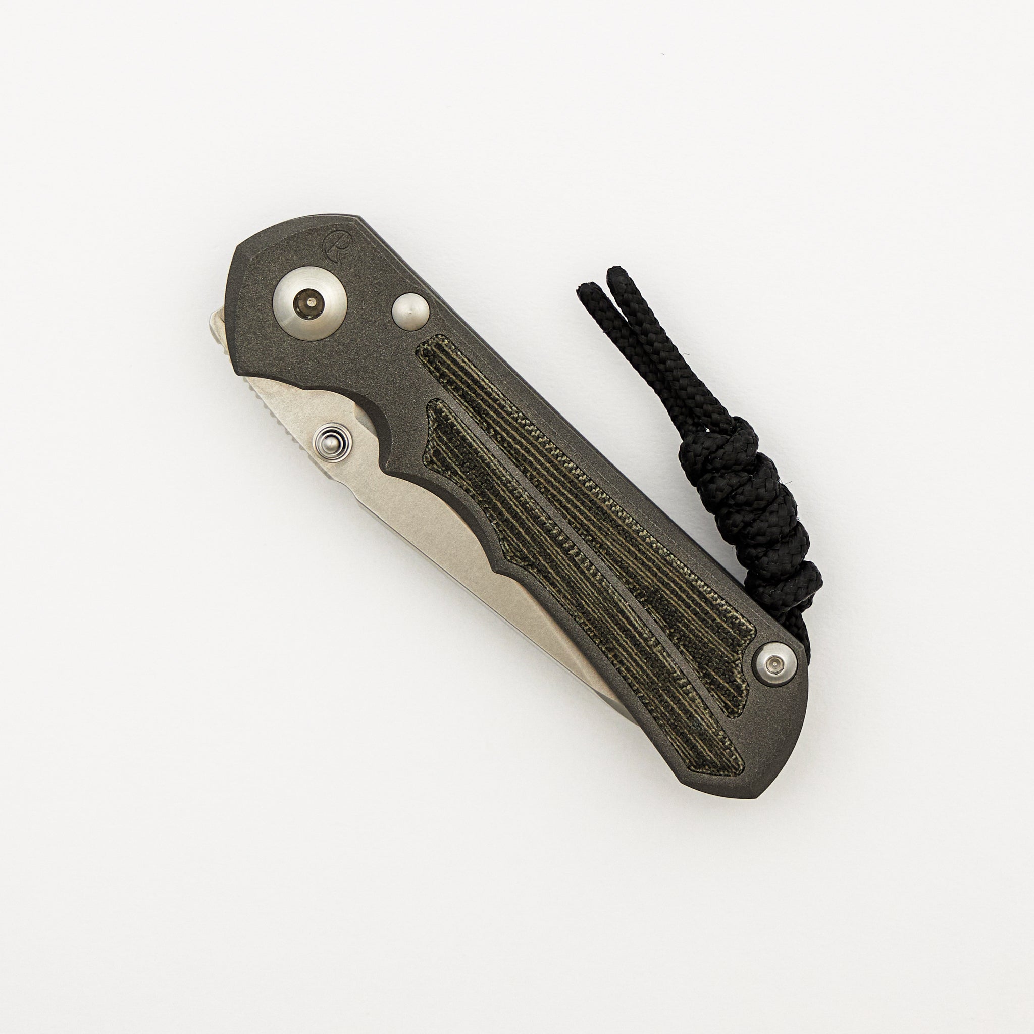 Small Inkosi - Black Canvas Micarta Inlays - Insingo CPM S45VN Blade