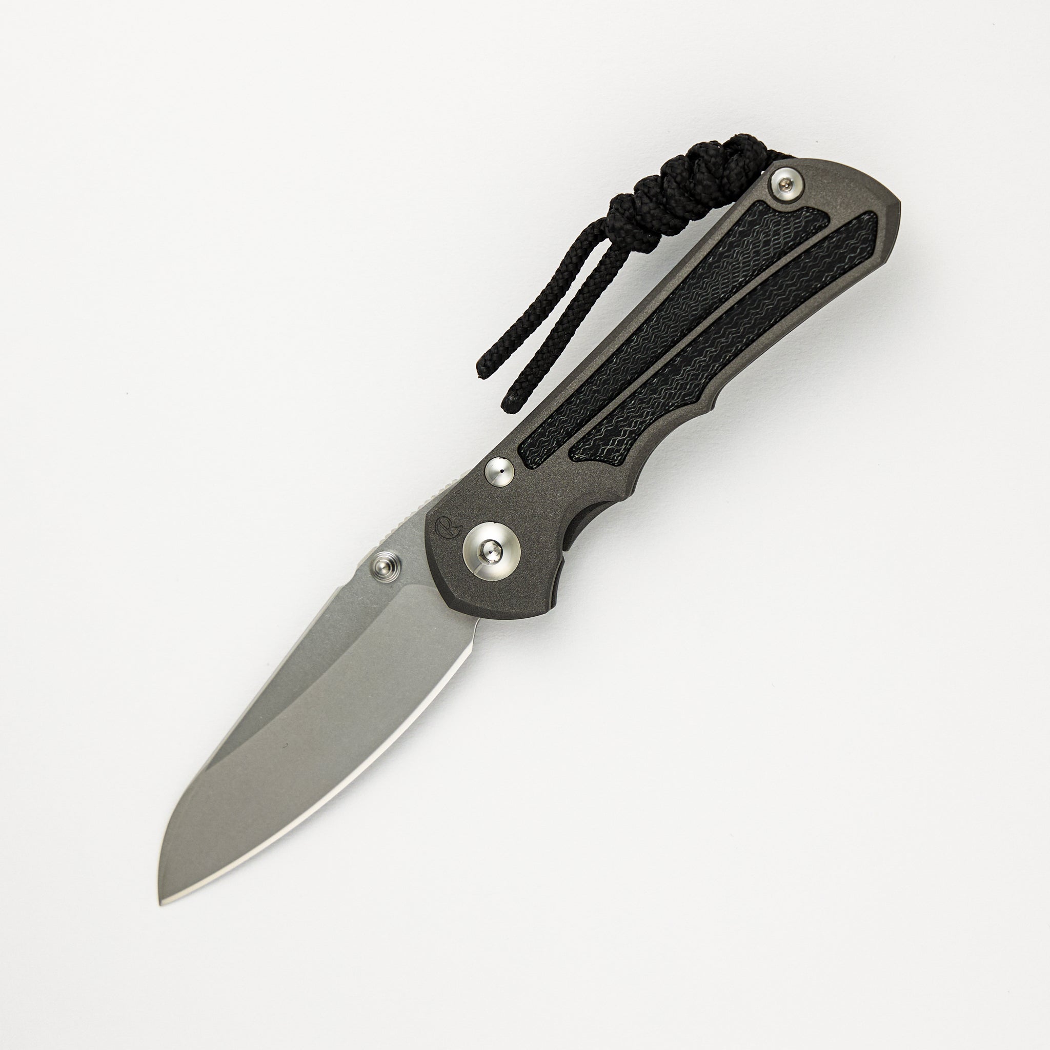 Small Inkosi - Black Canvas Micarta Inlays - Insingo CPM MagnaCut Blade