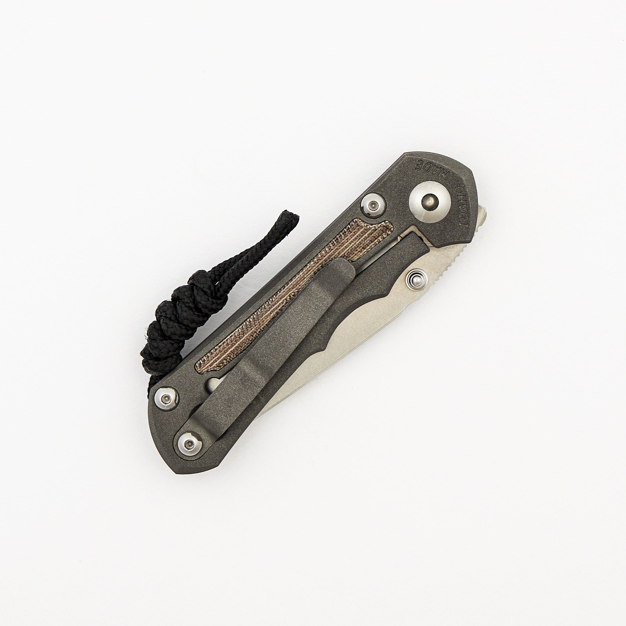 Small Inkosi - Natural Canvas Micarta Inlays - Tanto CPM S45VN Blade