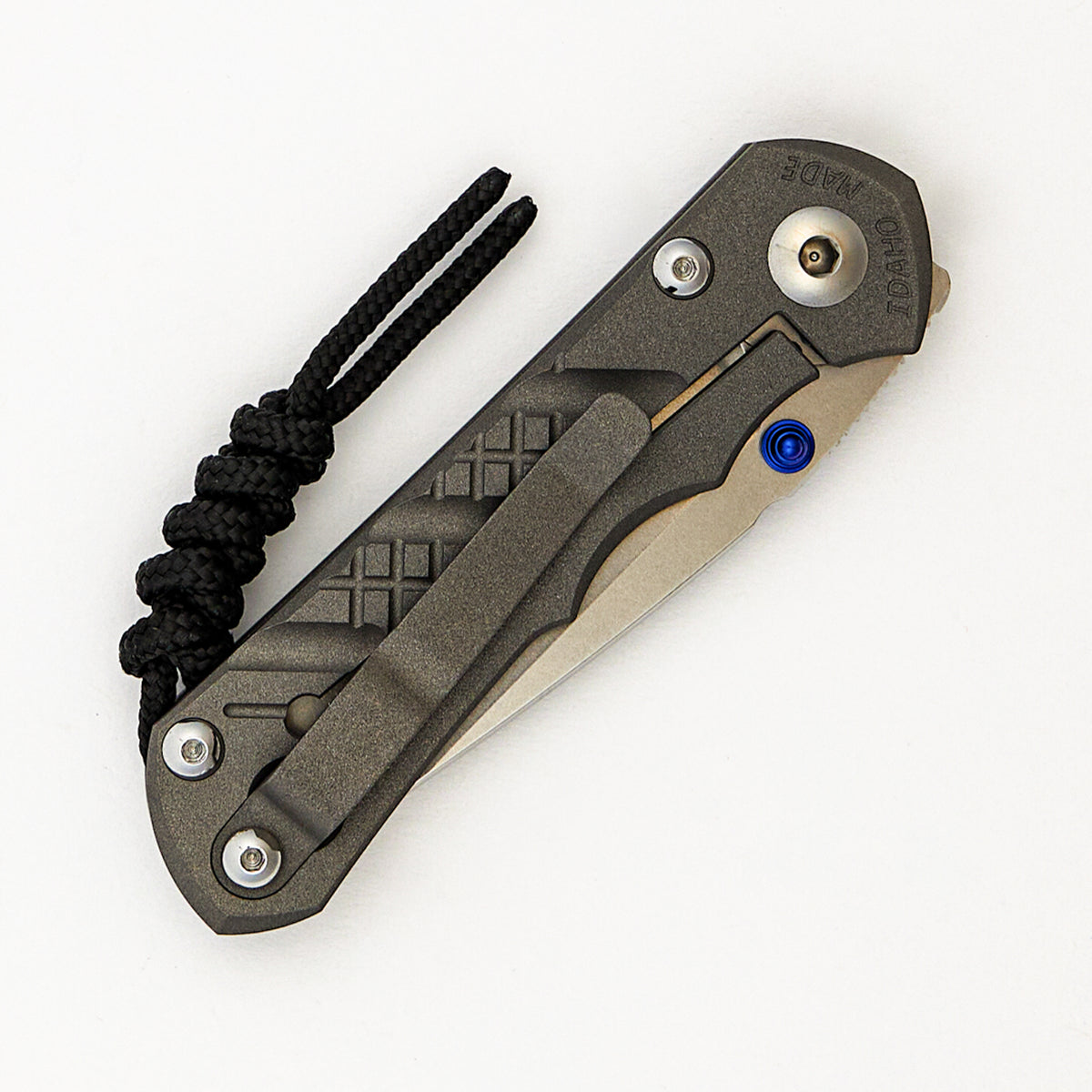 Small Inkosi Crosshatch - Drop Point CPM MagnaCut Blade