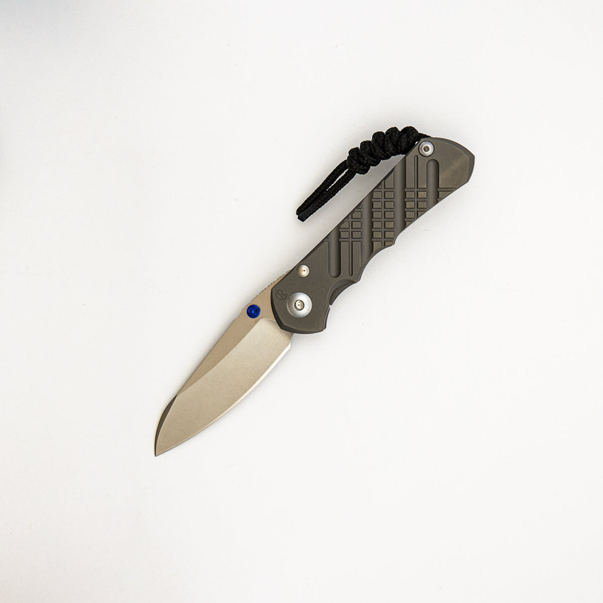Small Inkosi Crosshatch - Insingo CPM MagnaCut Blade - Glass Blasted