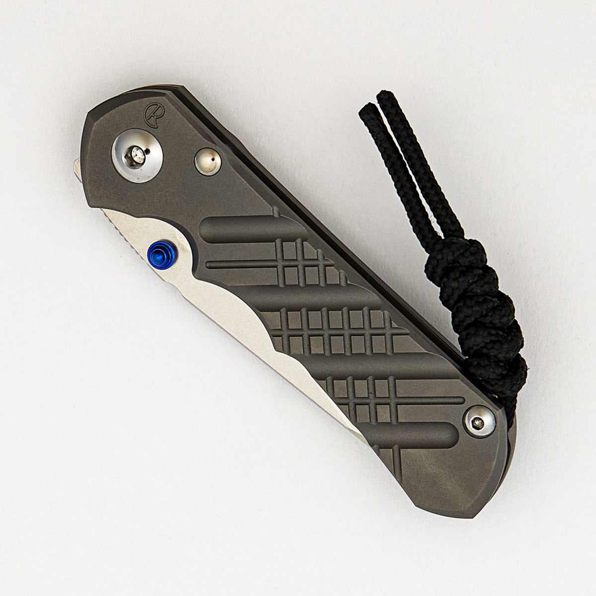 Small Inkosi Crosshatch - Insingo CPM MagnaCut Blade - Glass Blasted