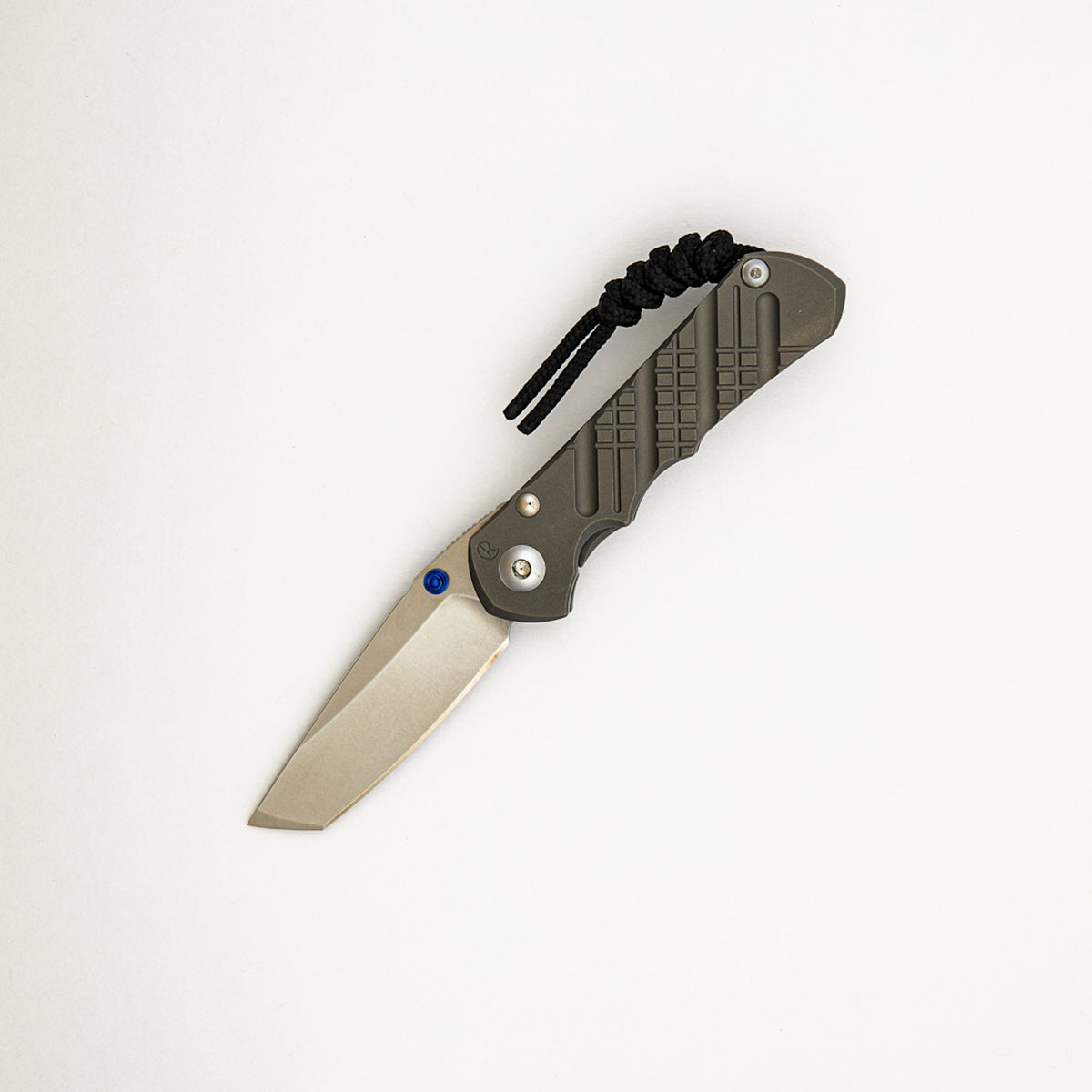 Small Inkosi Crosshatch - Tanto CPM MagnaCut Blade - Glass Blasted