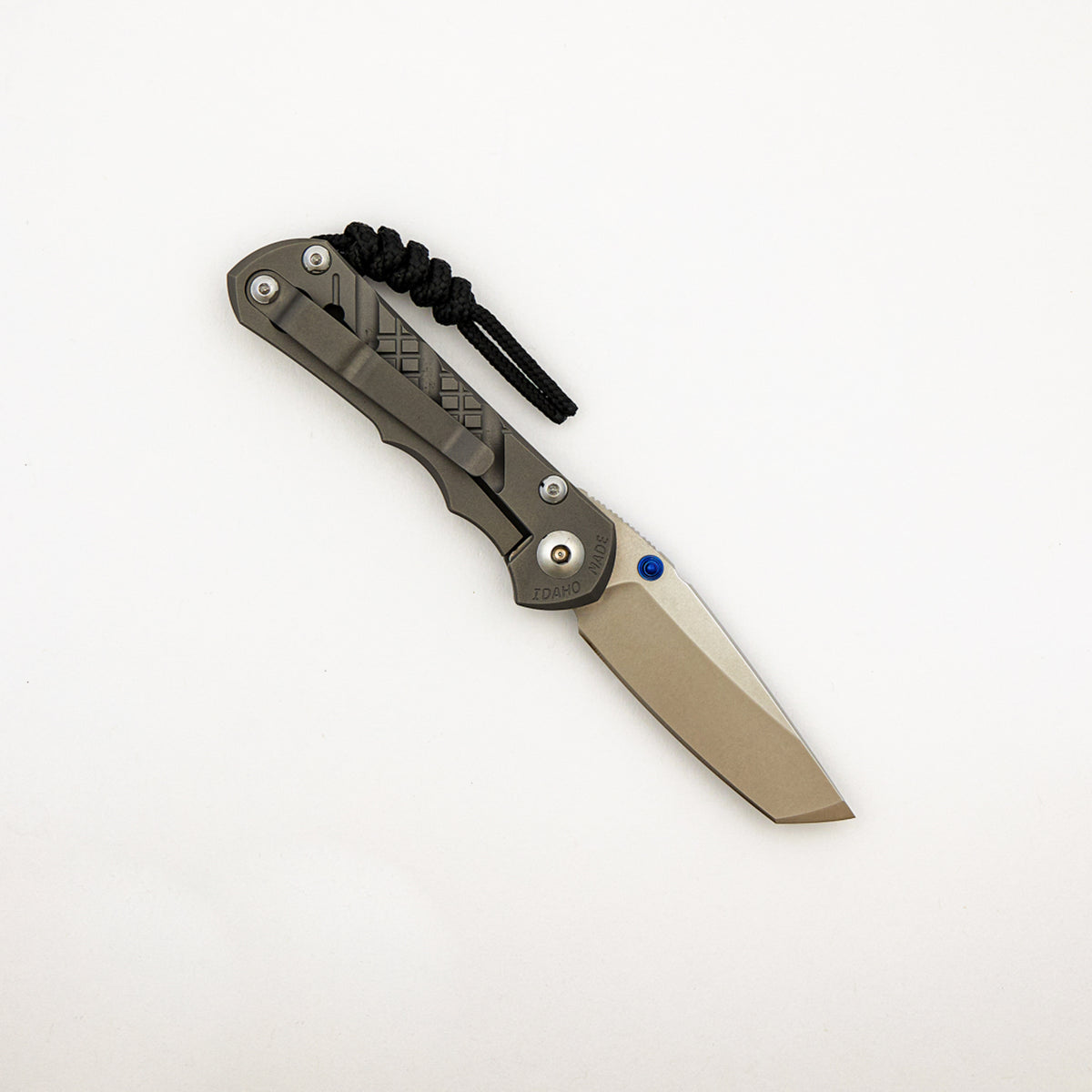Small Inkosi Crosshatch - Tanto CPM MagnaCut Blade - Glass Blasted