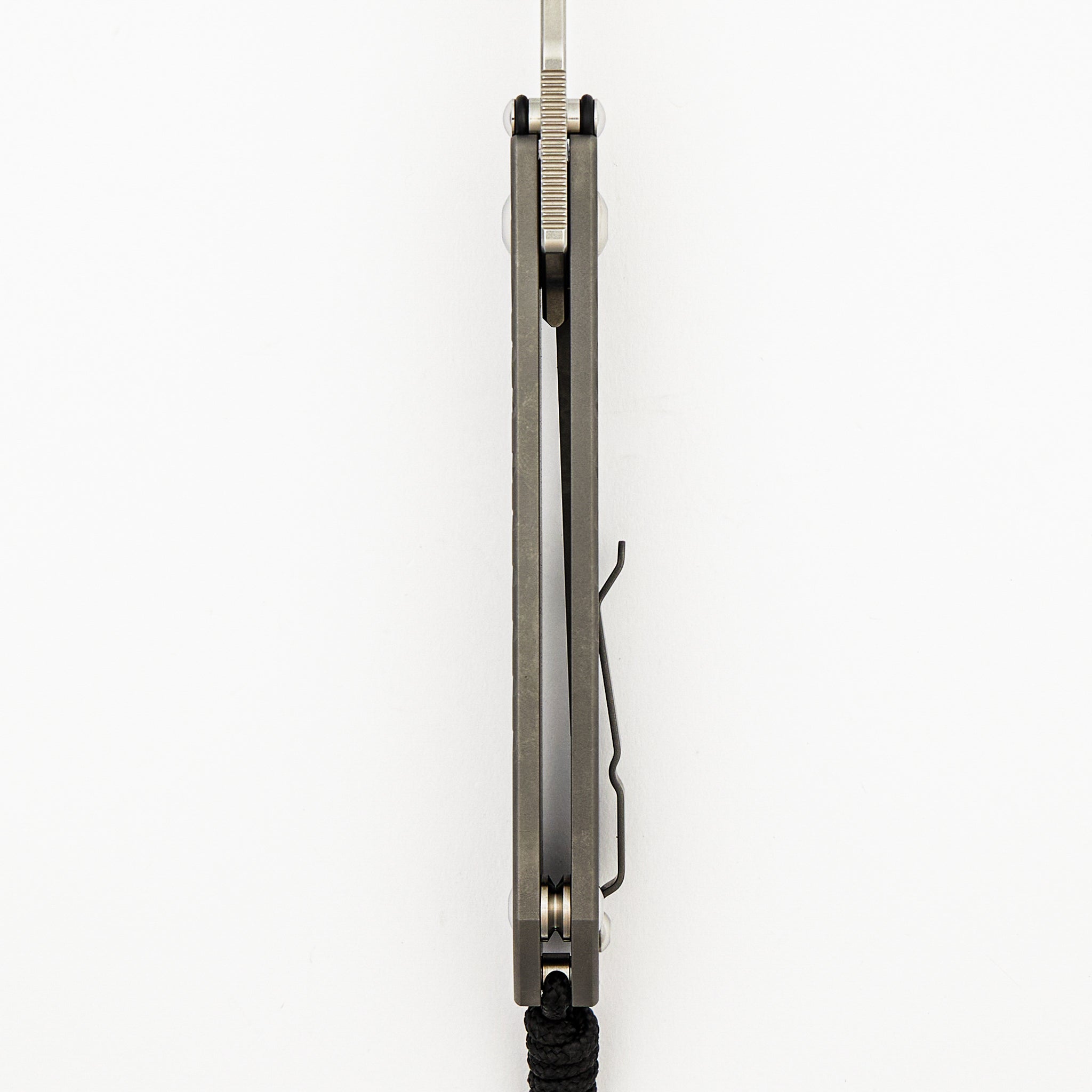 Umnumzaan - Drop Point CPM MagnaCut Blade - Glass Blasted - Titanium Handle
