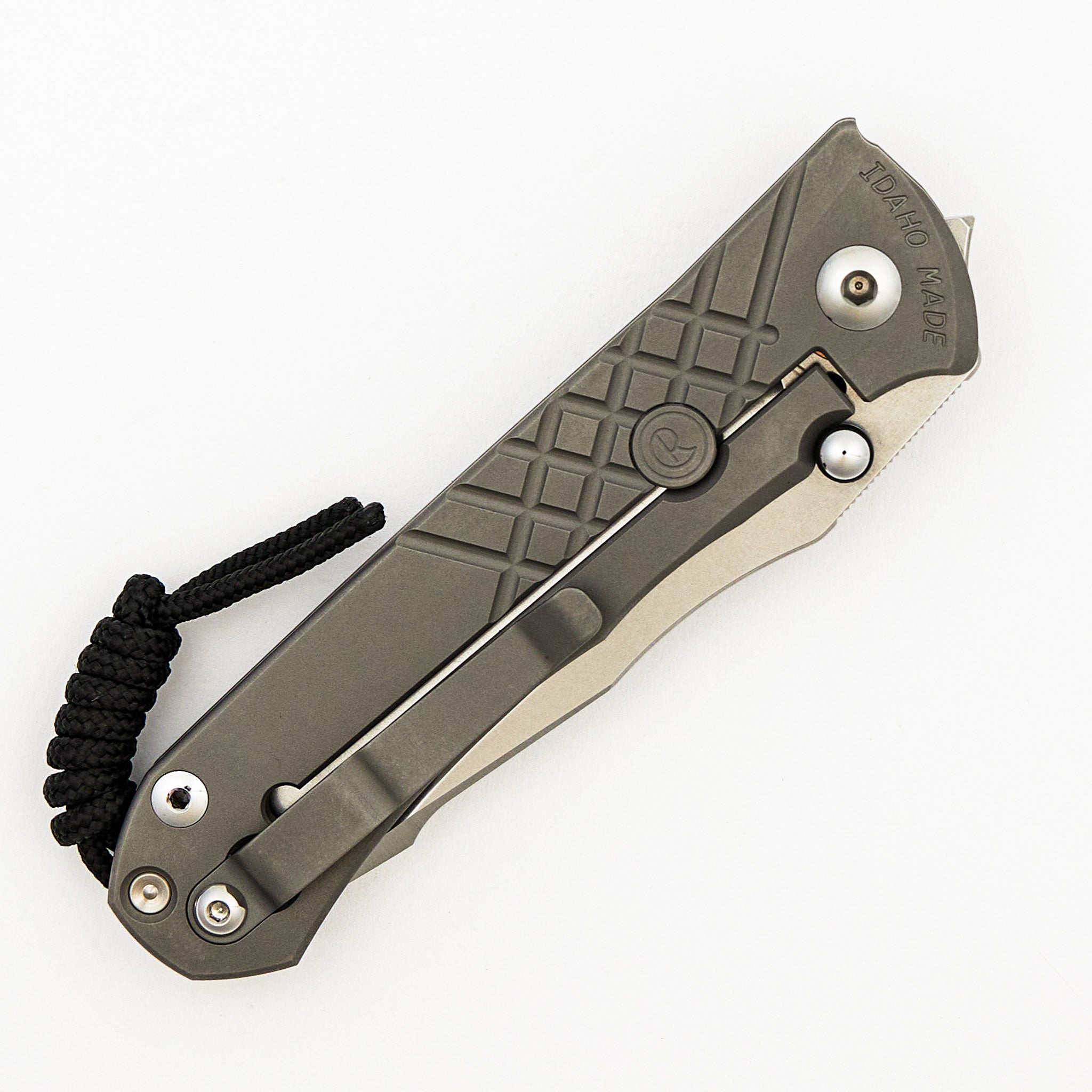 Umnumzaan - Drop Point CPM MagnaCut Blade - Glass Blasted - Titanium Handle