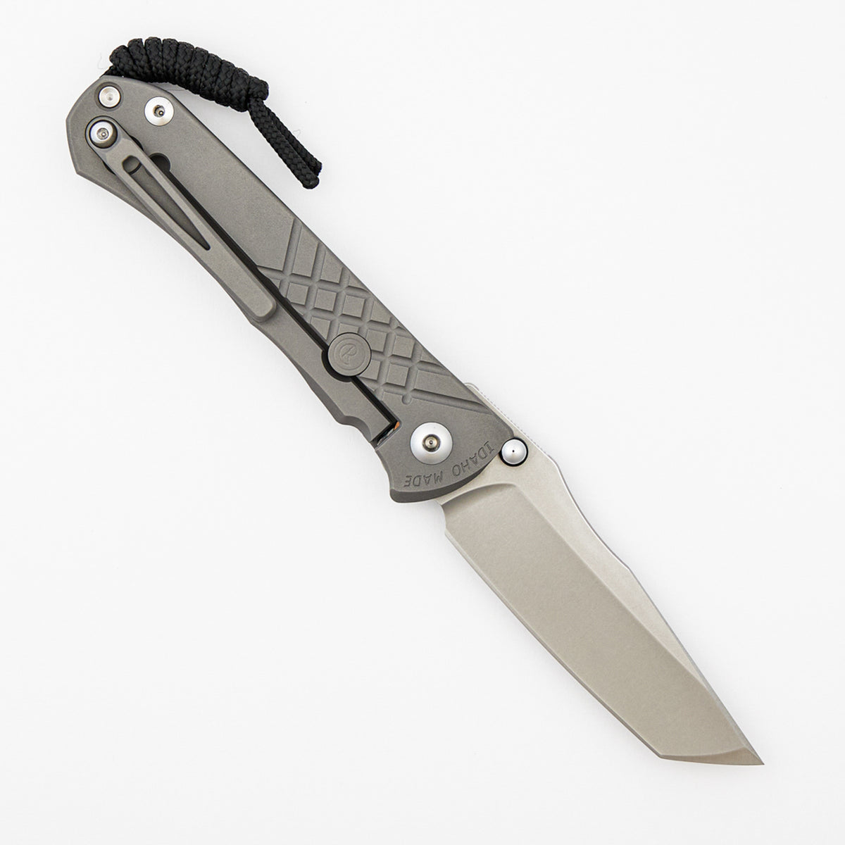 Umnumzaan - Tanto CPM MagnaCut Blade - Glass Blasted - MIM Clip - Titanium Handle