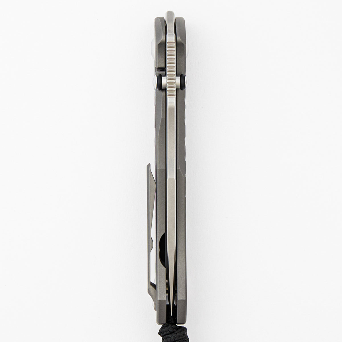 Umnumzaan - Tanto CPM MagnaCut Blade - Glass Blasted - MIM Clip - Titanium Handle