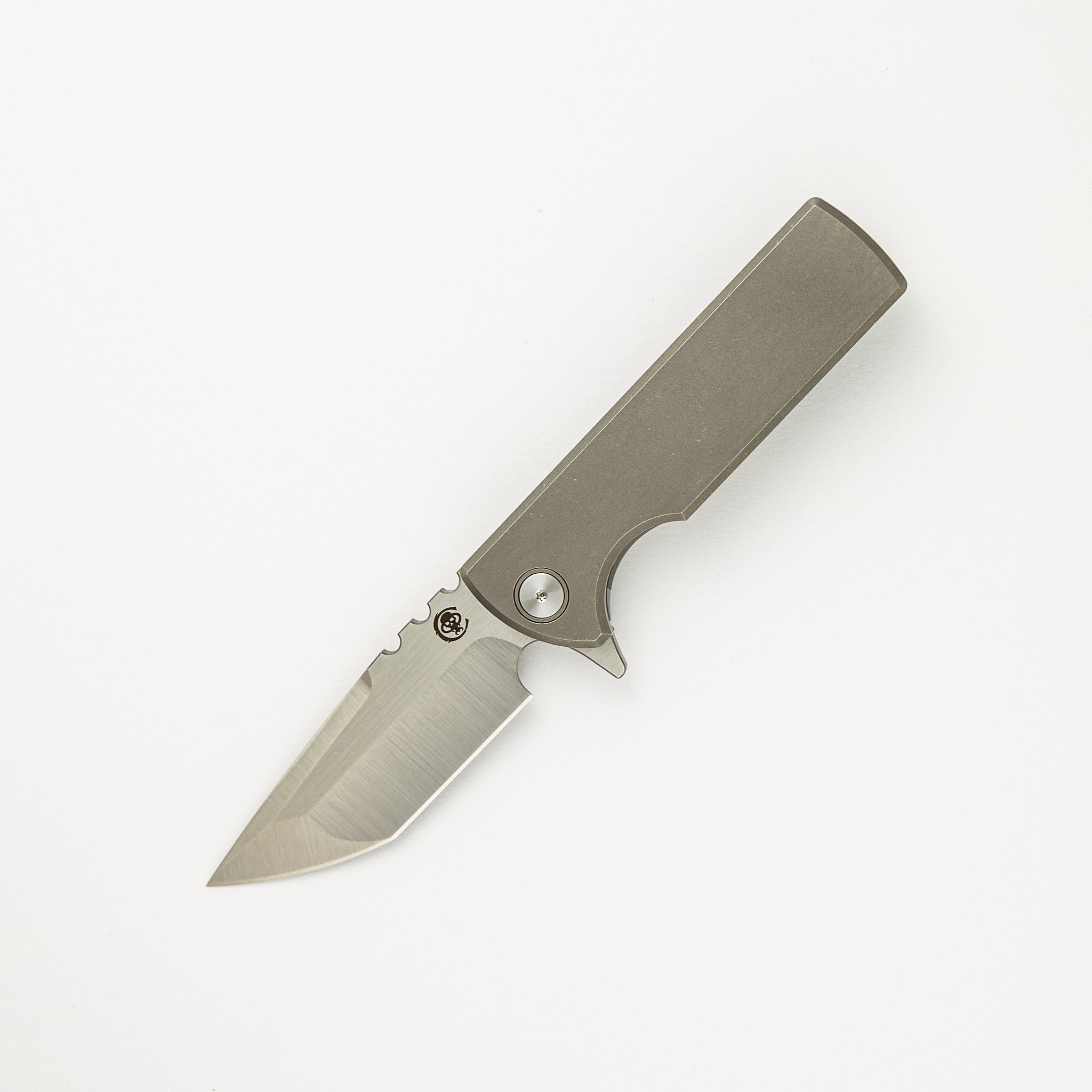 Chaves Knives T.A.K Integral - Titanium Handle - Tanto M390 Blade