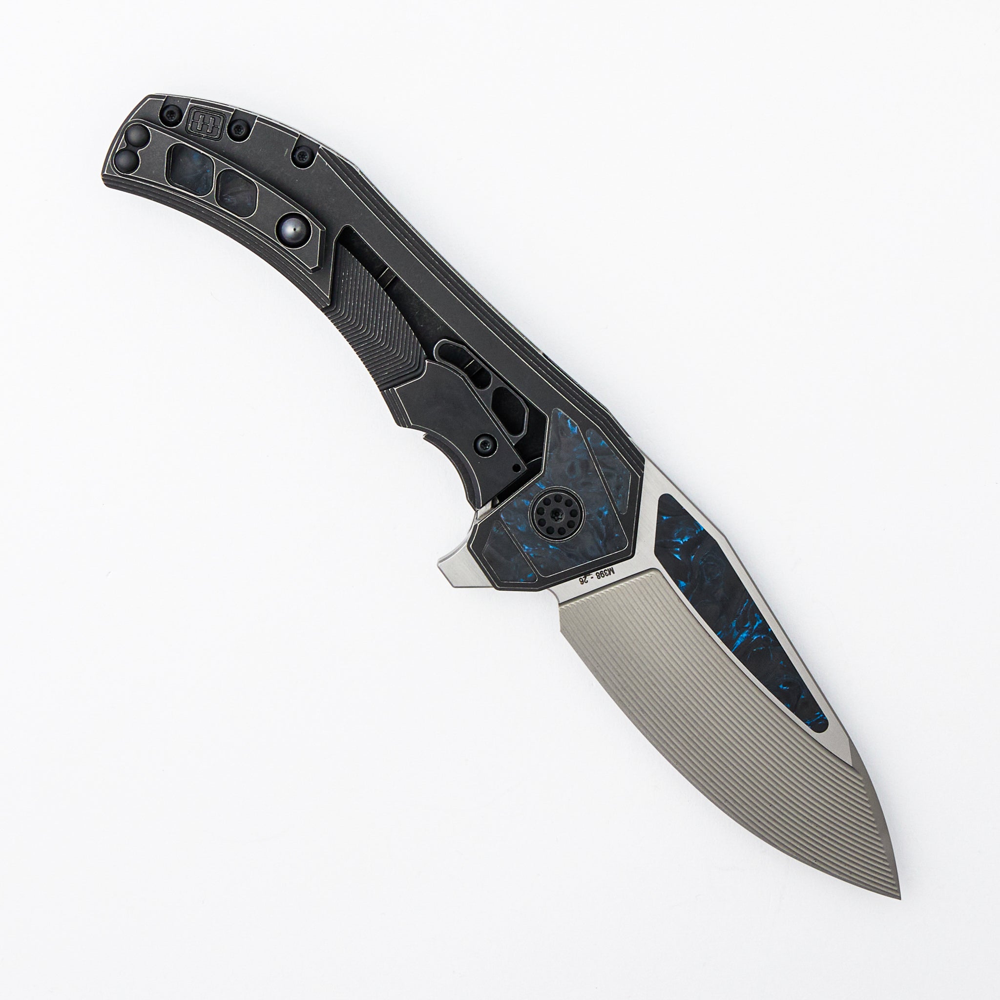 Gozer - M398 Blade - Titanium/Carbon Fiber Handle (Mikkel Wilumsen Design)