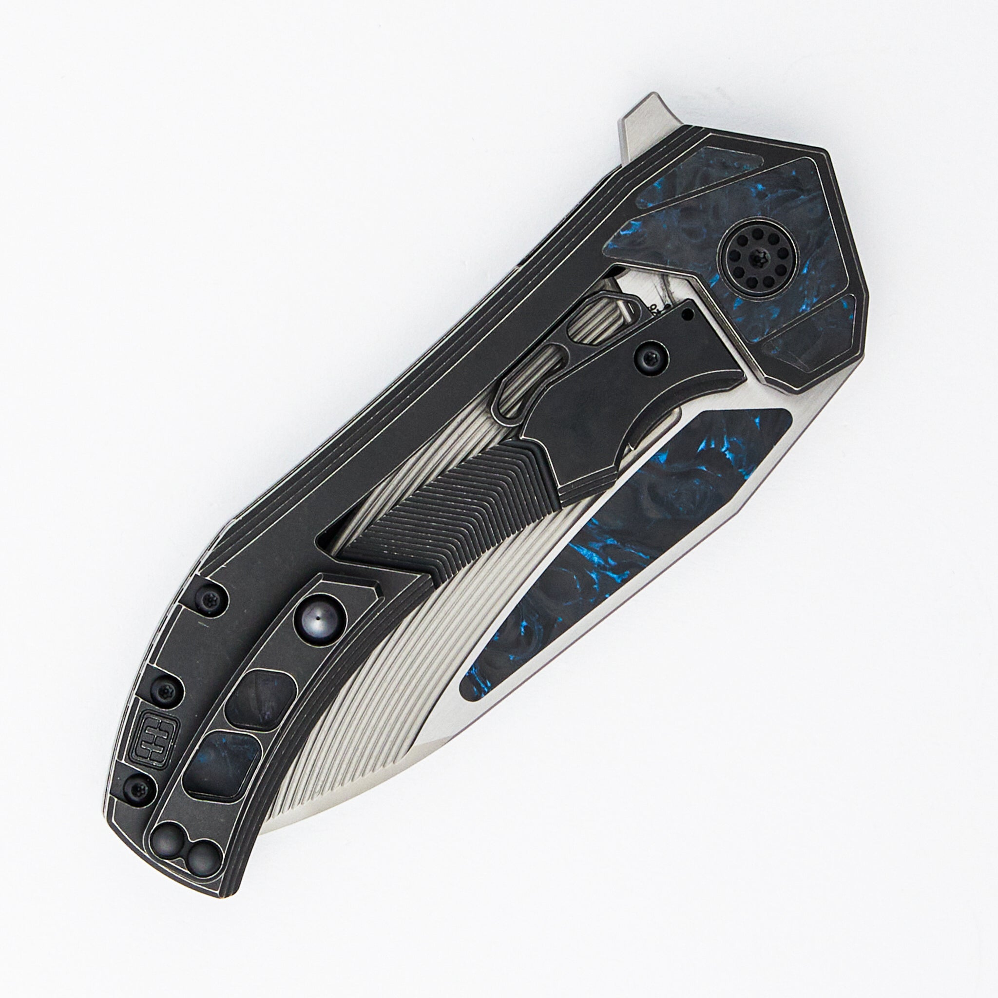 Gozer - M398 Blade - Titanium/Carbon Fiber Handle (Mikkel Wilumsen Design)
