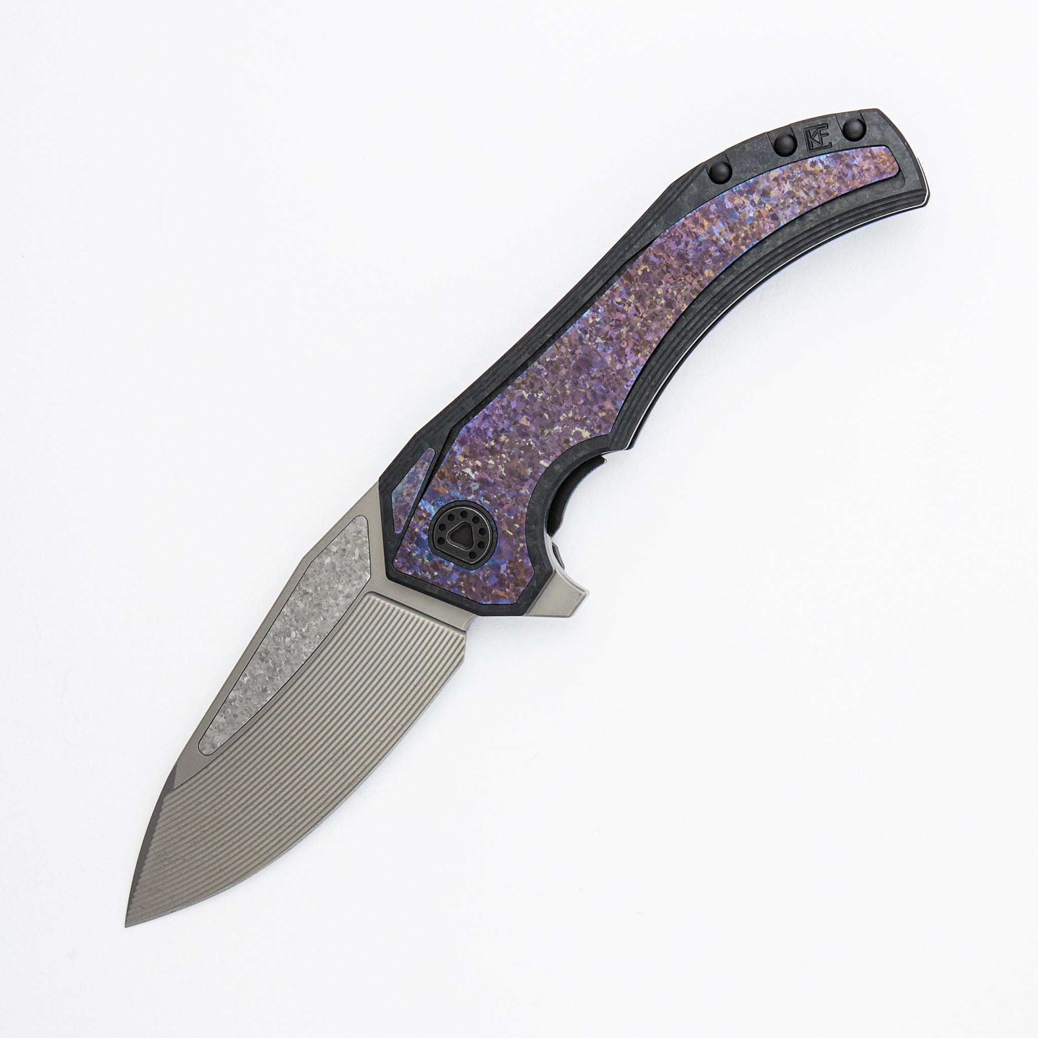 Gozer - M398 Blade - CrystalTi Handle (Mikkel Wilumsen Design)