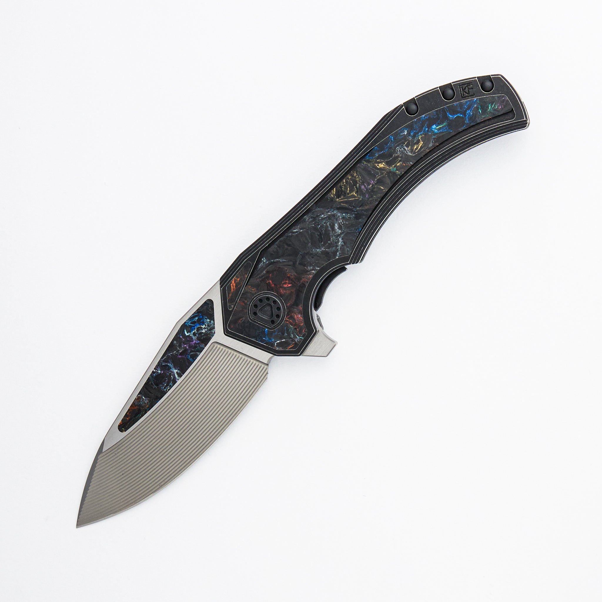 Gozer - M398 Blade - Titanium/Carbon Fiber Handle (Mikkel Wilumsen Design)