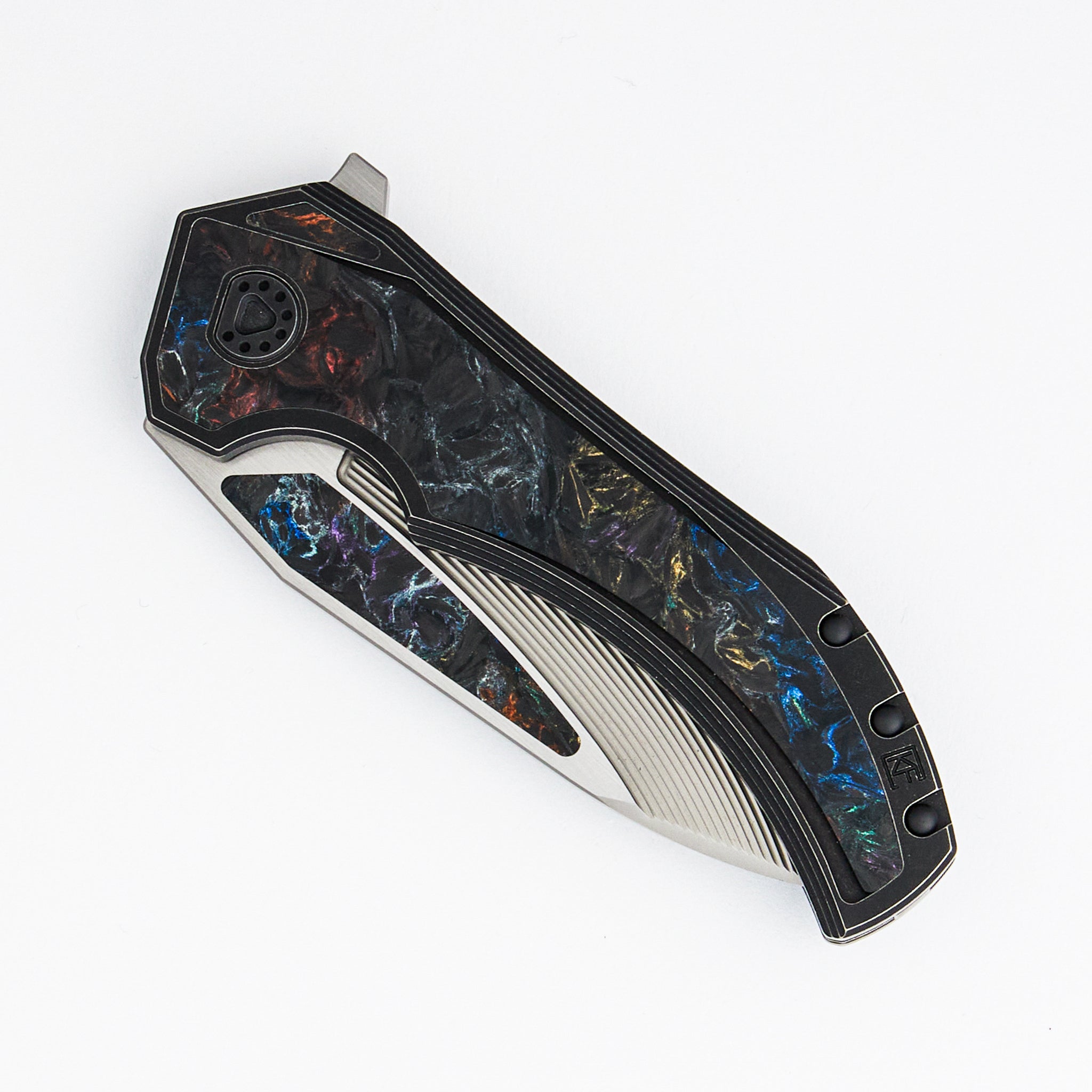 Gozer - M398 Blade - Titanium/Carbon Fiber Handle (Mikkel Wilumsen Design)