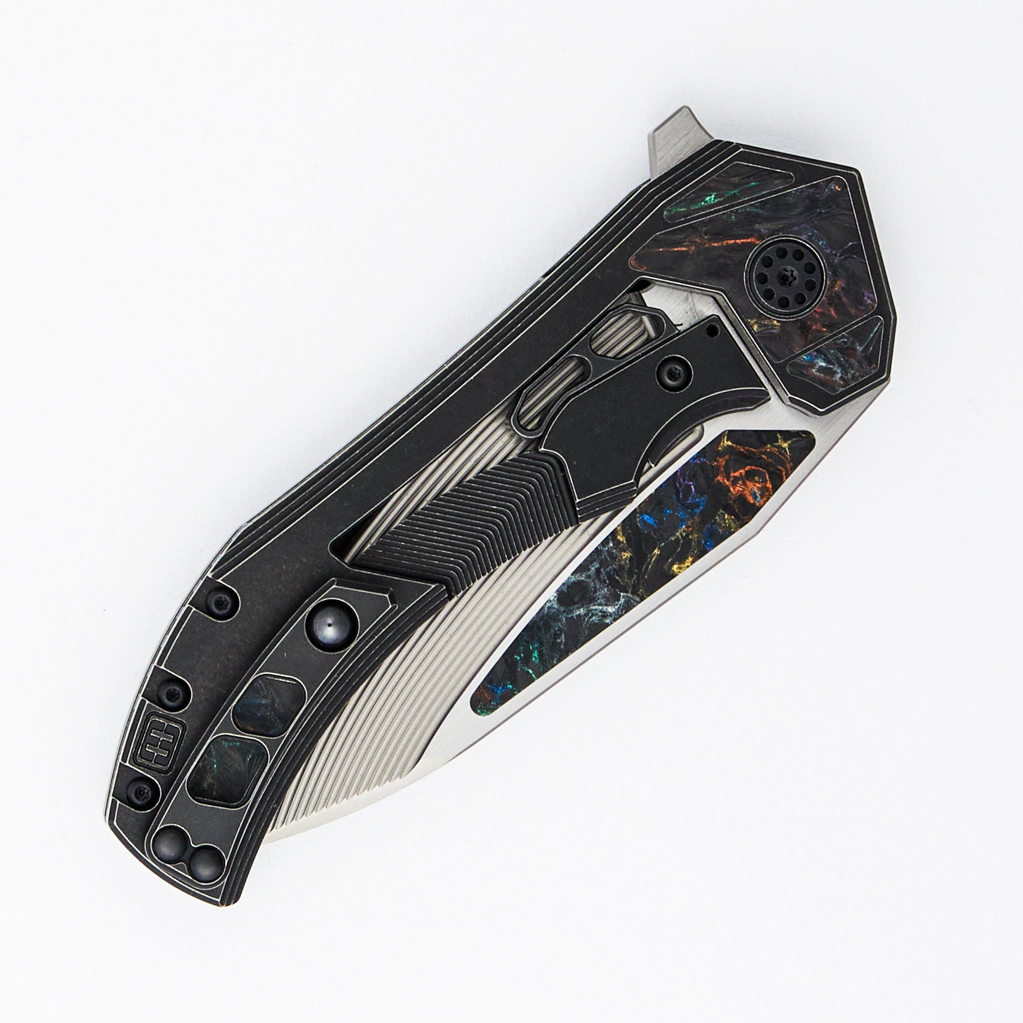 Gozer - M398 Blade - Titanium/Carbon Fiber Handle (Mikkel Wilumsen Design)