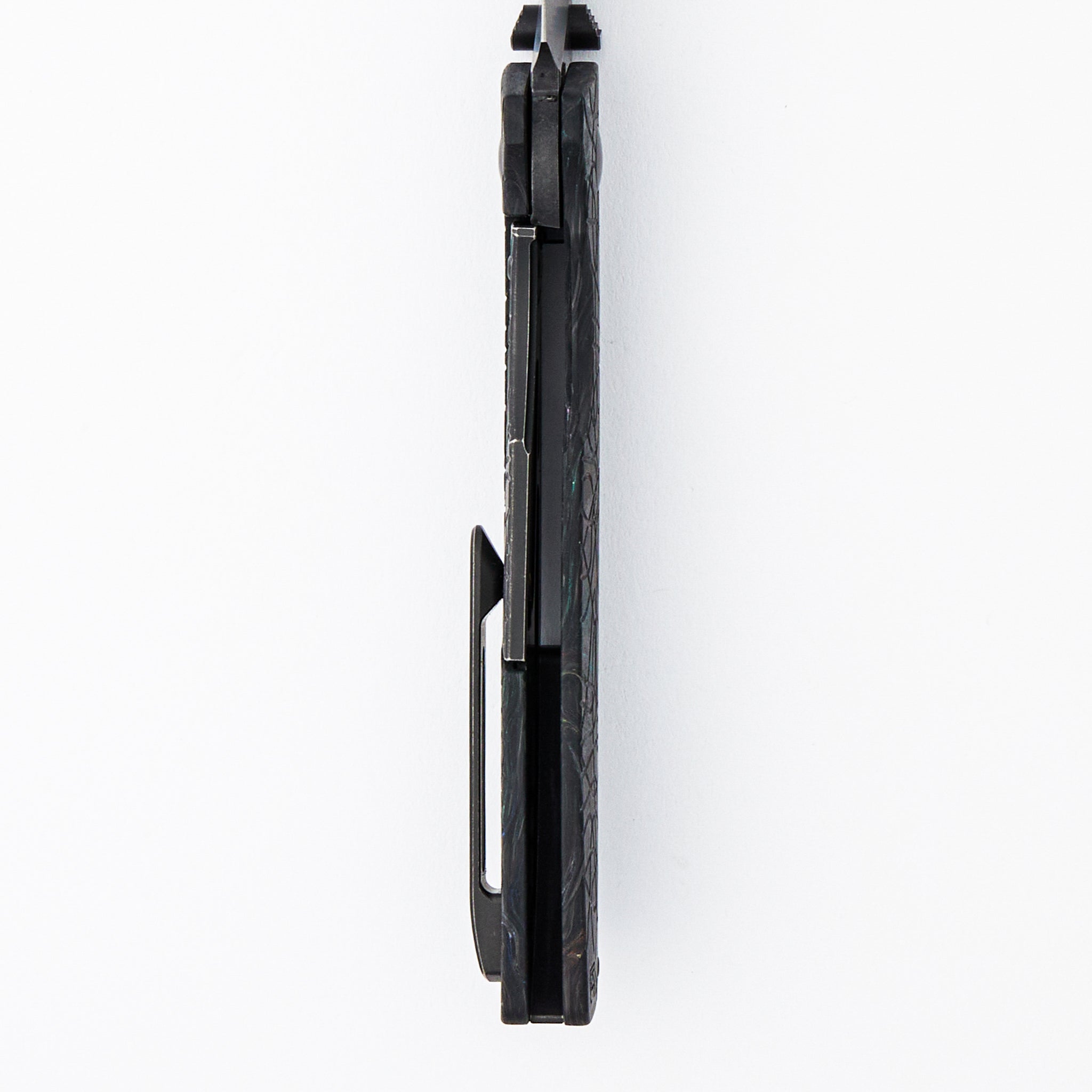 Lex - M398 Blade - Colored Carbon Fiber Handle Handle (Mike Kulygin Design)