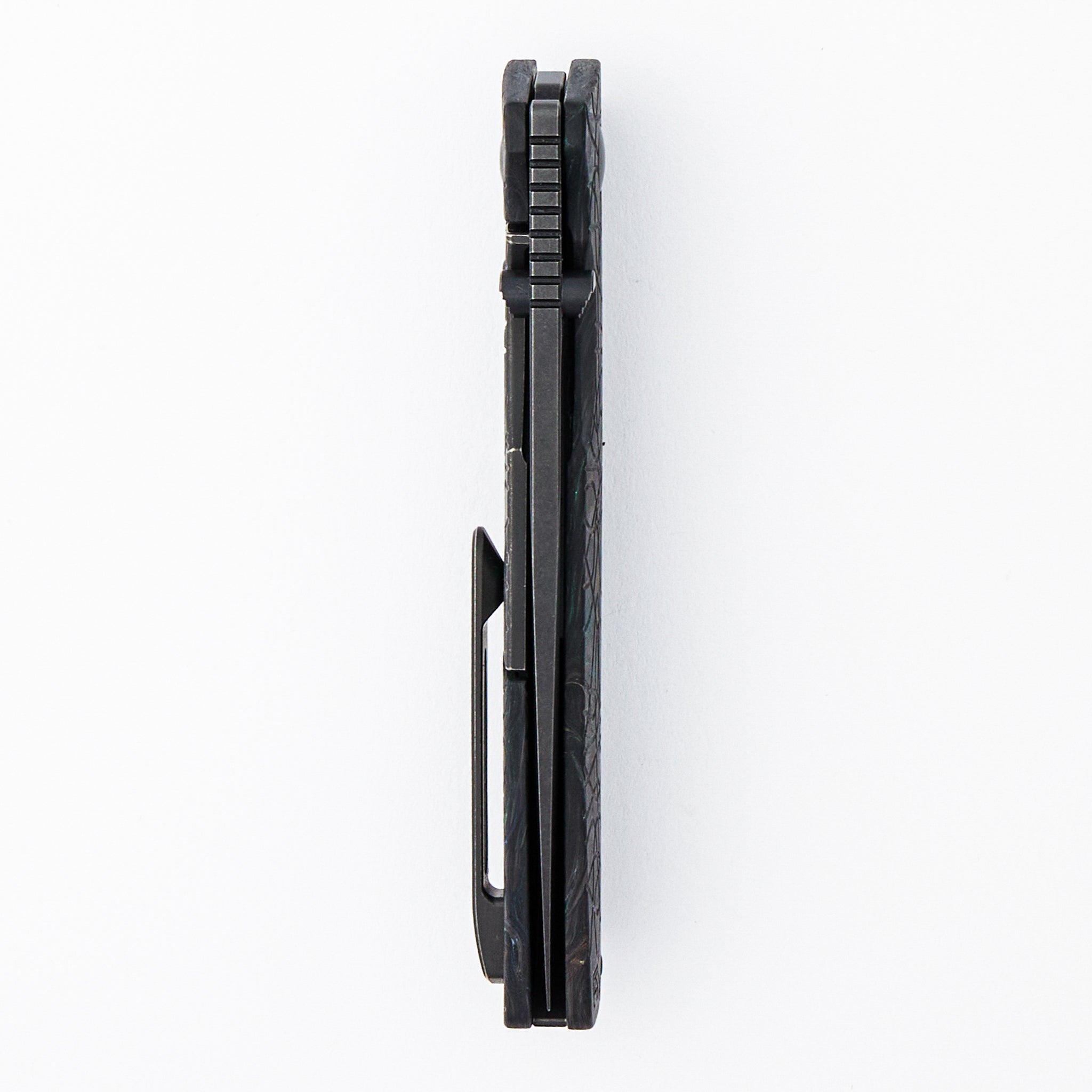 Lex - M398 Blade - Colored Carbon Fiber Handle Handle (Mike Kulygin Design)